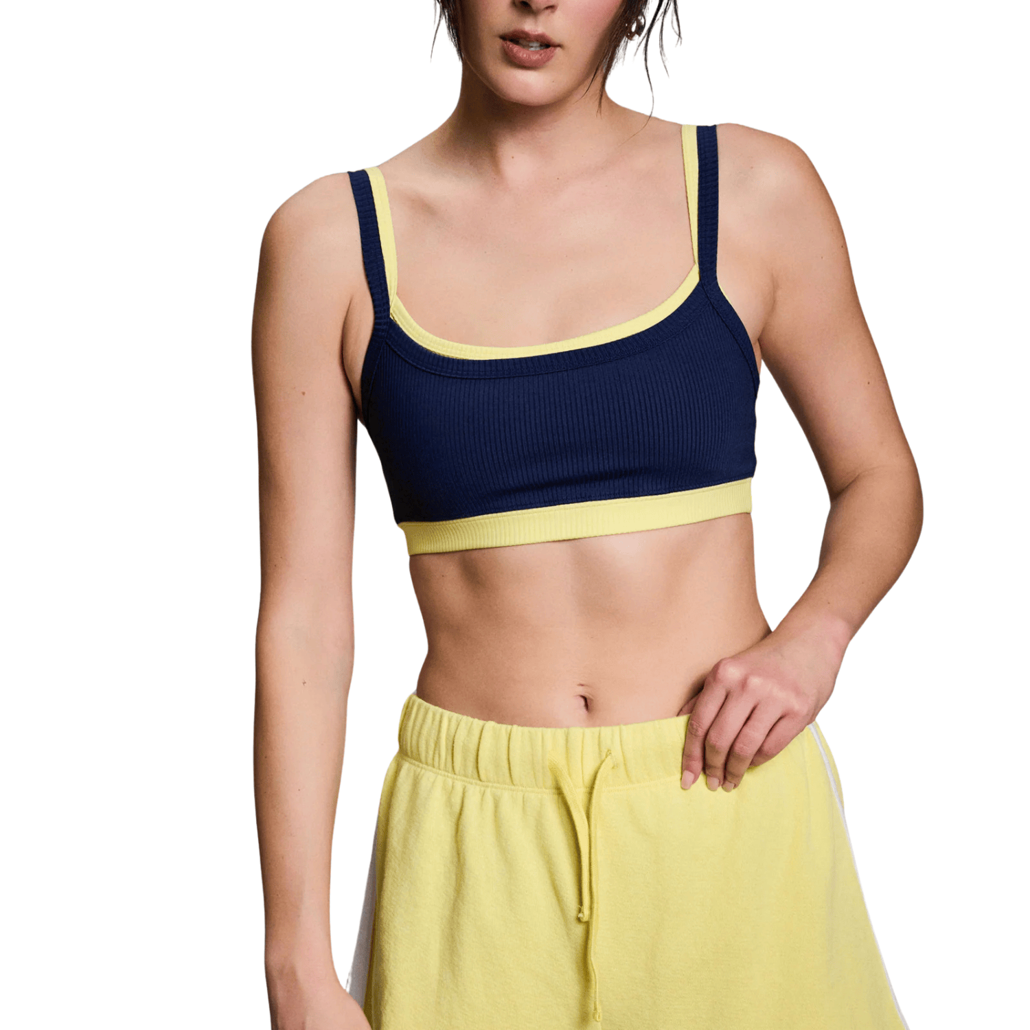 Ribbed Layered Bralette