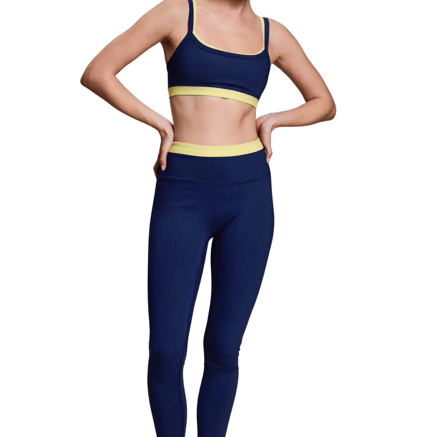 Ribbed Layered Legging