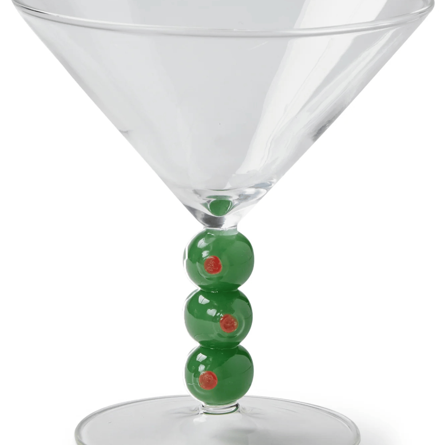 Olive Martini Glass