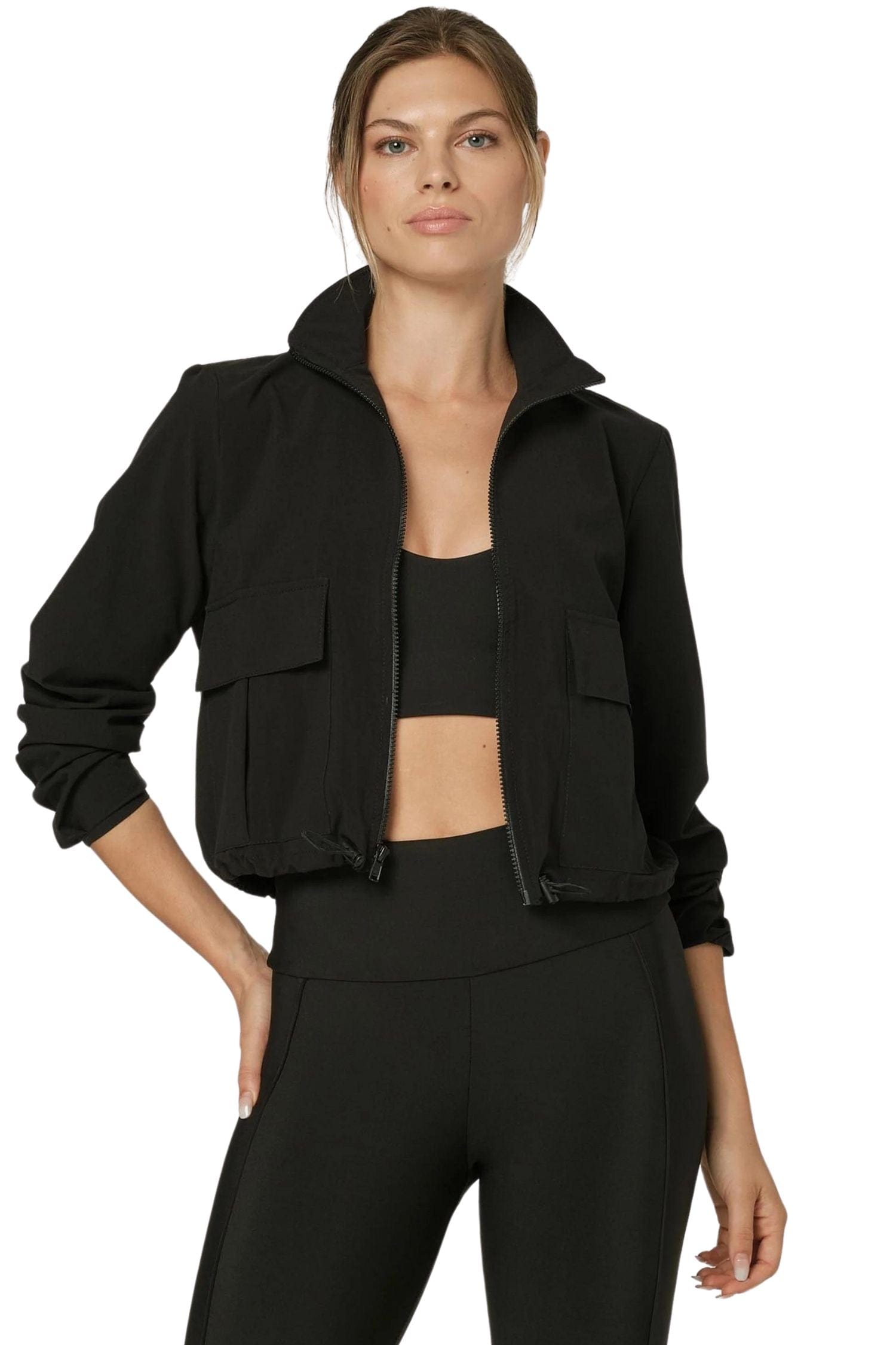 925Fit Short Coming Jacket Black