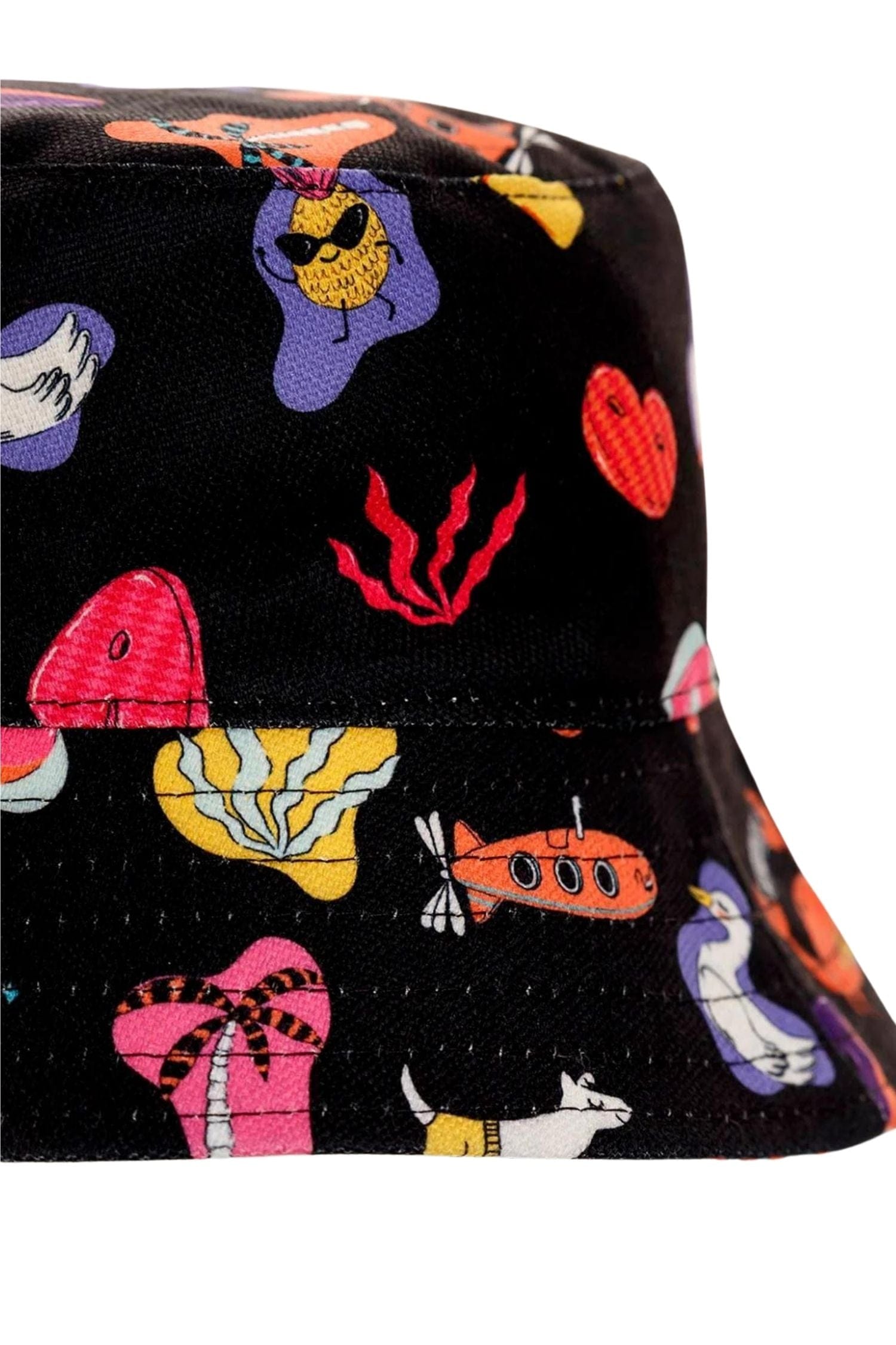 Agua Bendita Shay Reversible Kids Bucket Hat Plash