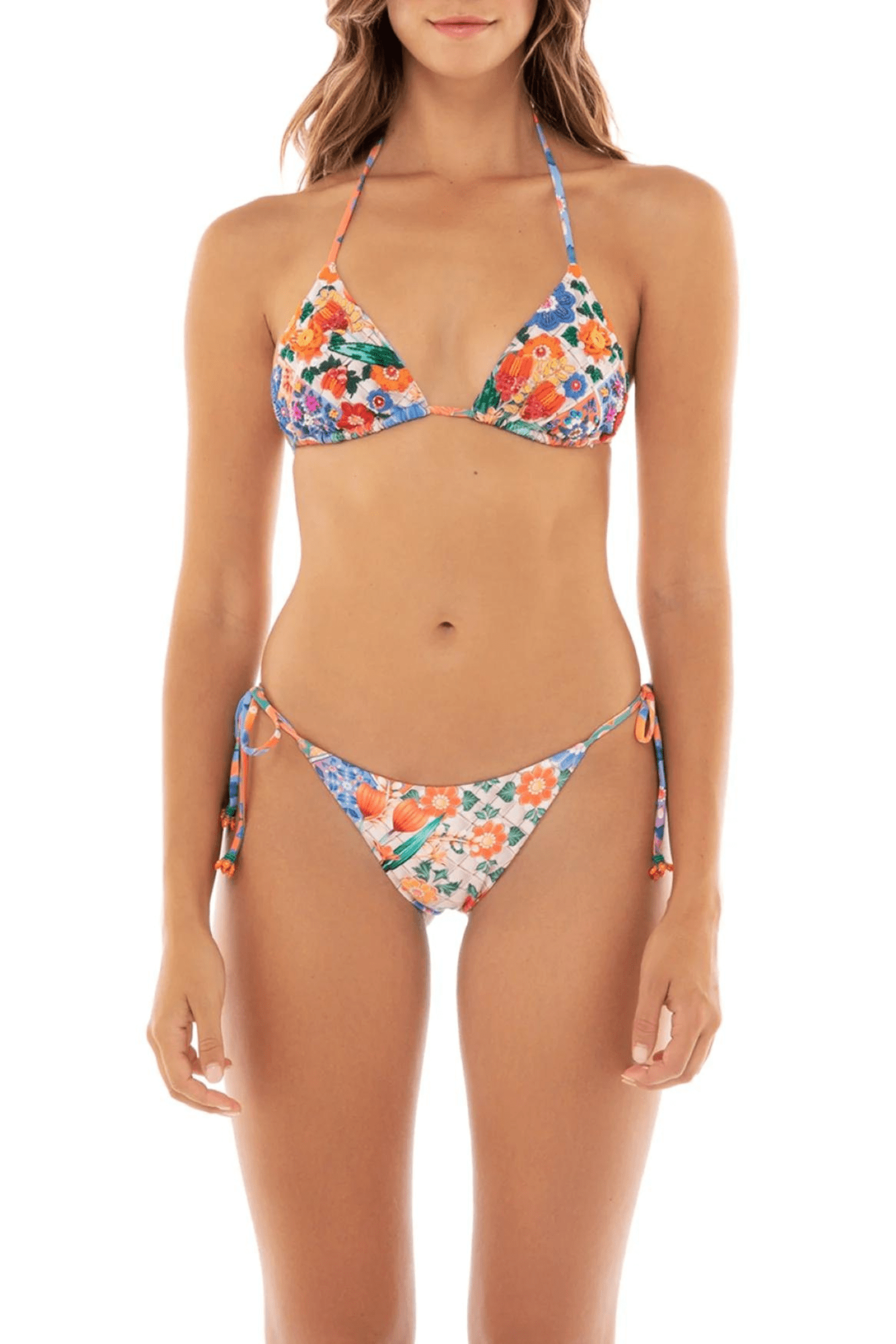 Agua Bendita Alegria Reversible Bikini Bottom Tile