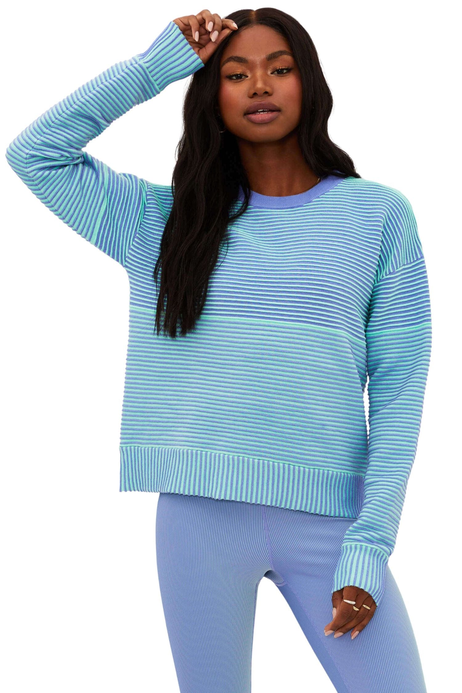 Beach Riot Occulus Sweater Seashore Two Tone