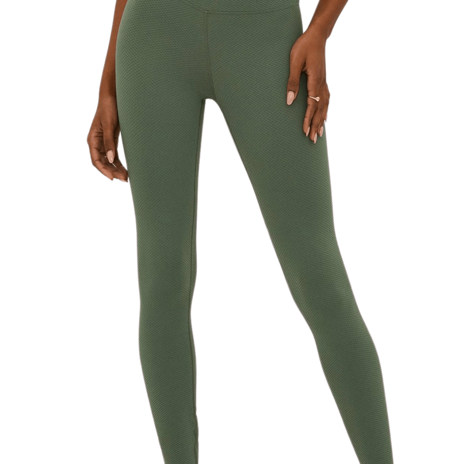 Beach Riot Piper Legging Queen Palm Waffle