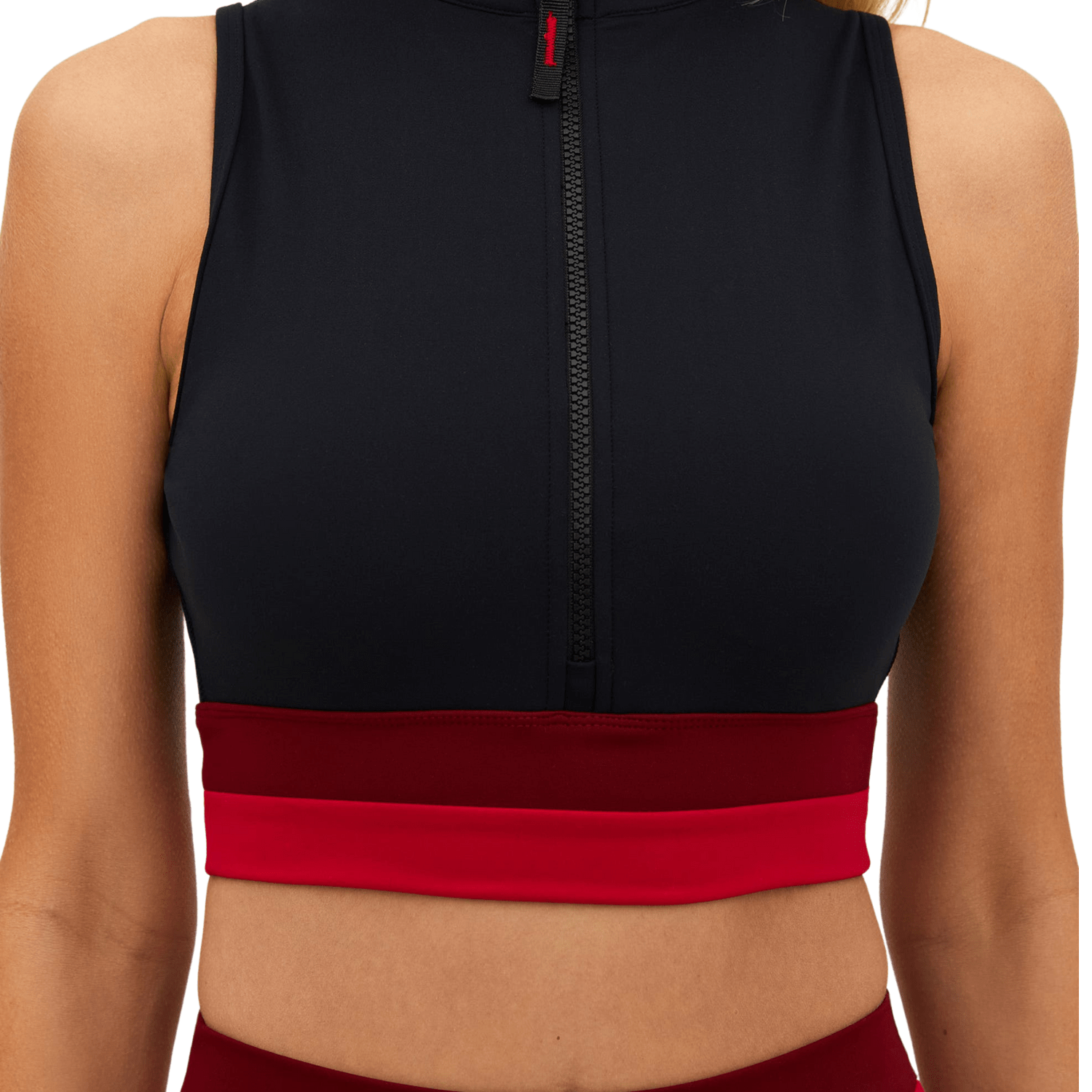 Etta Top Redwood Colorblock