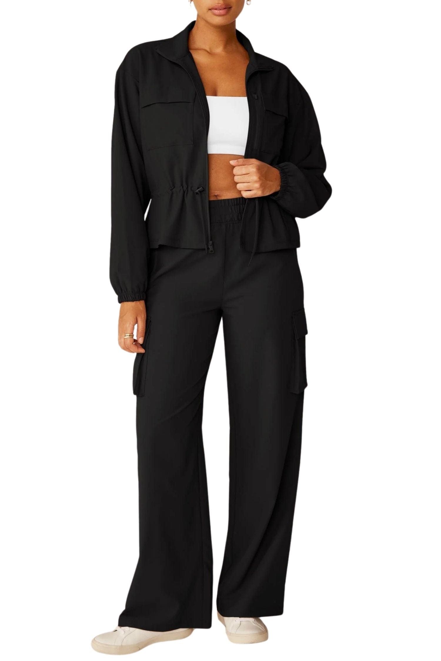 Beyond Yoga City Chic Jacket Black