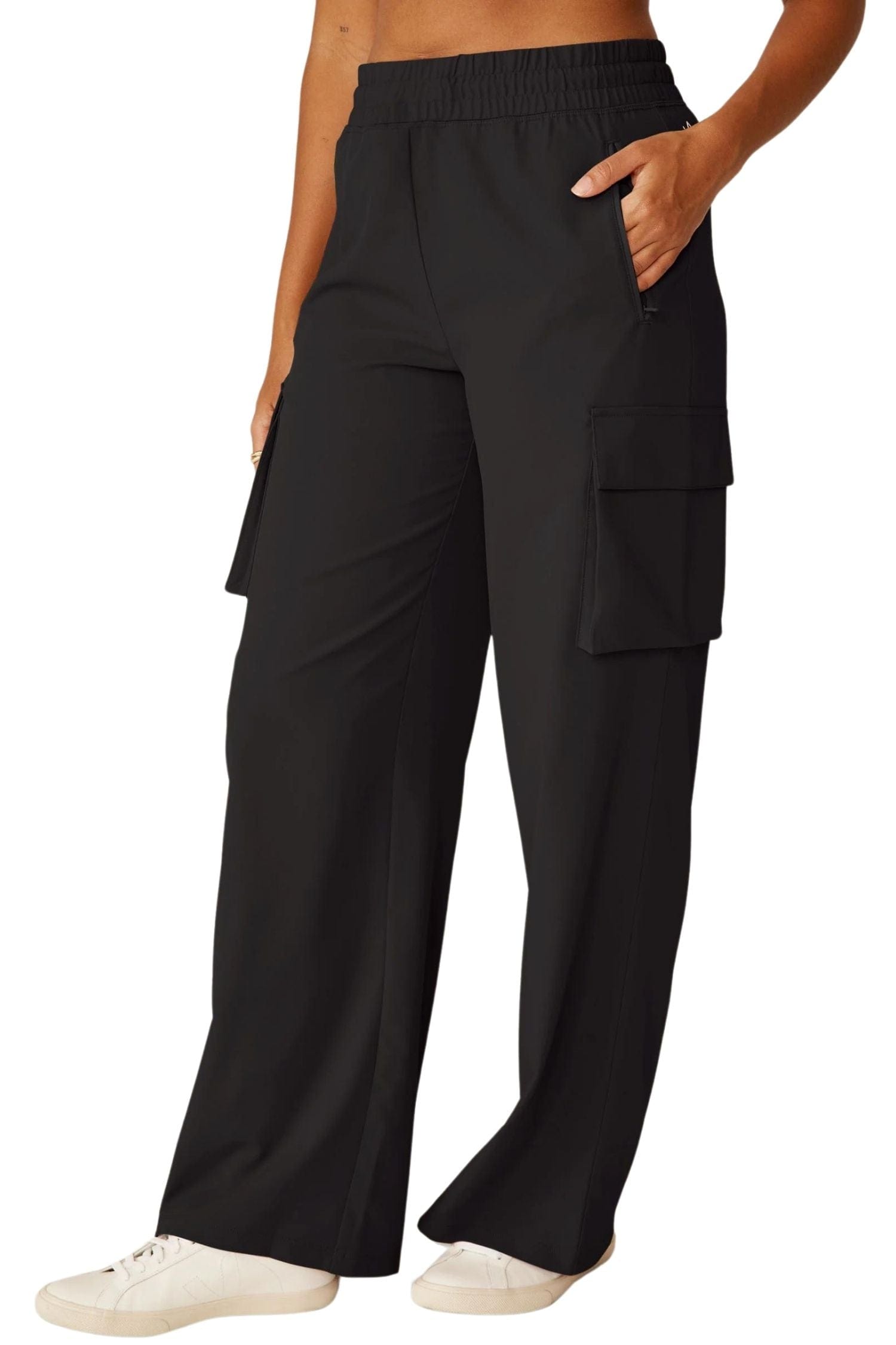 Beyond Yoga City Chic Cargo Pants Black