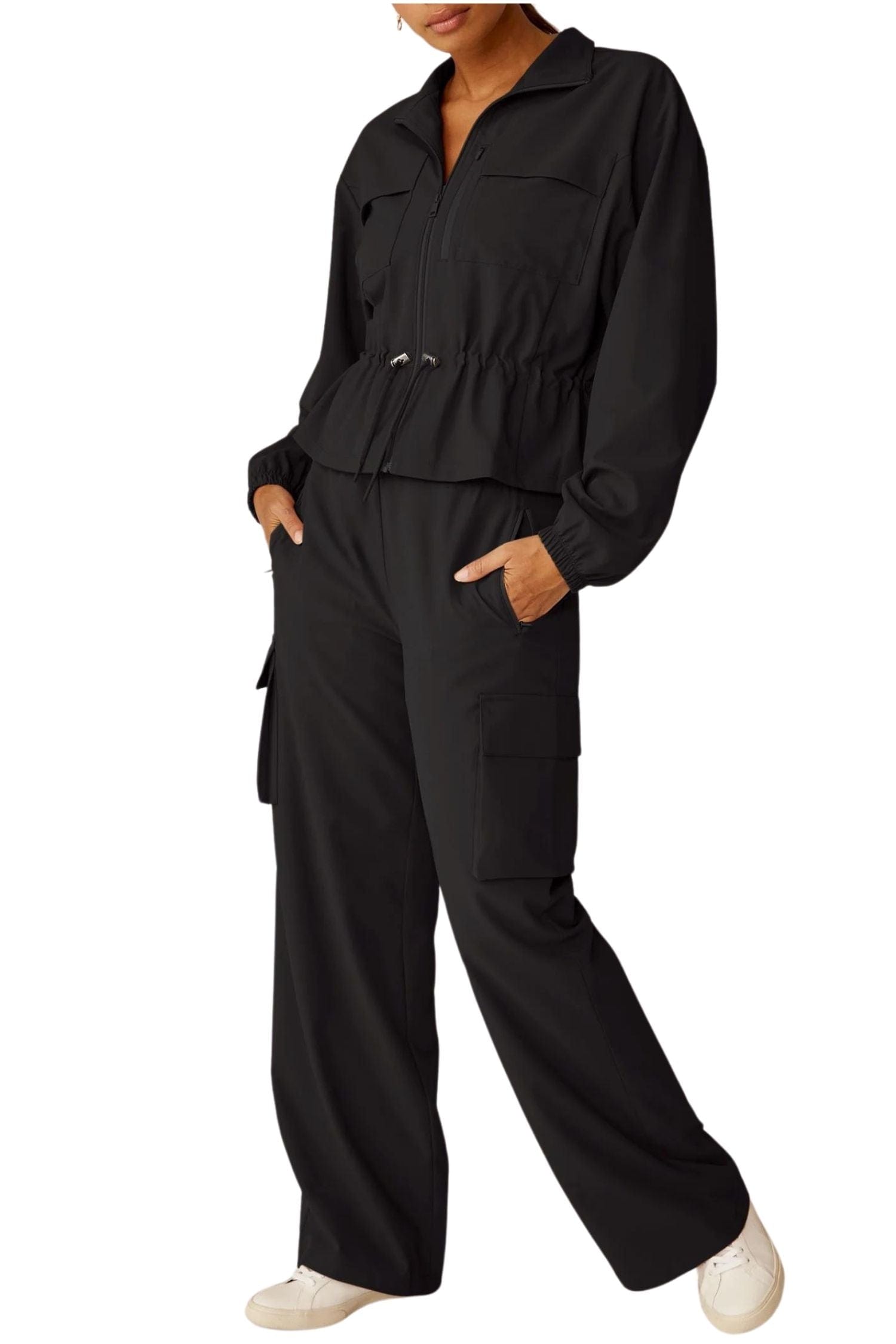 Beyond Yoga City Chic Cargo Pants Black