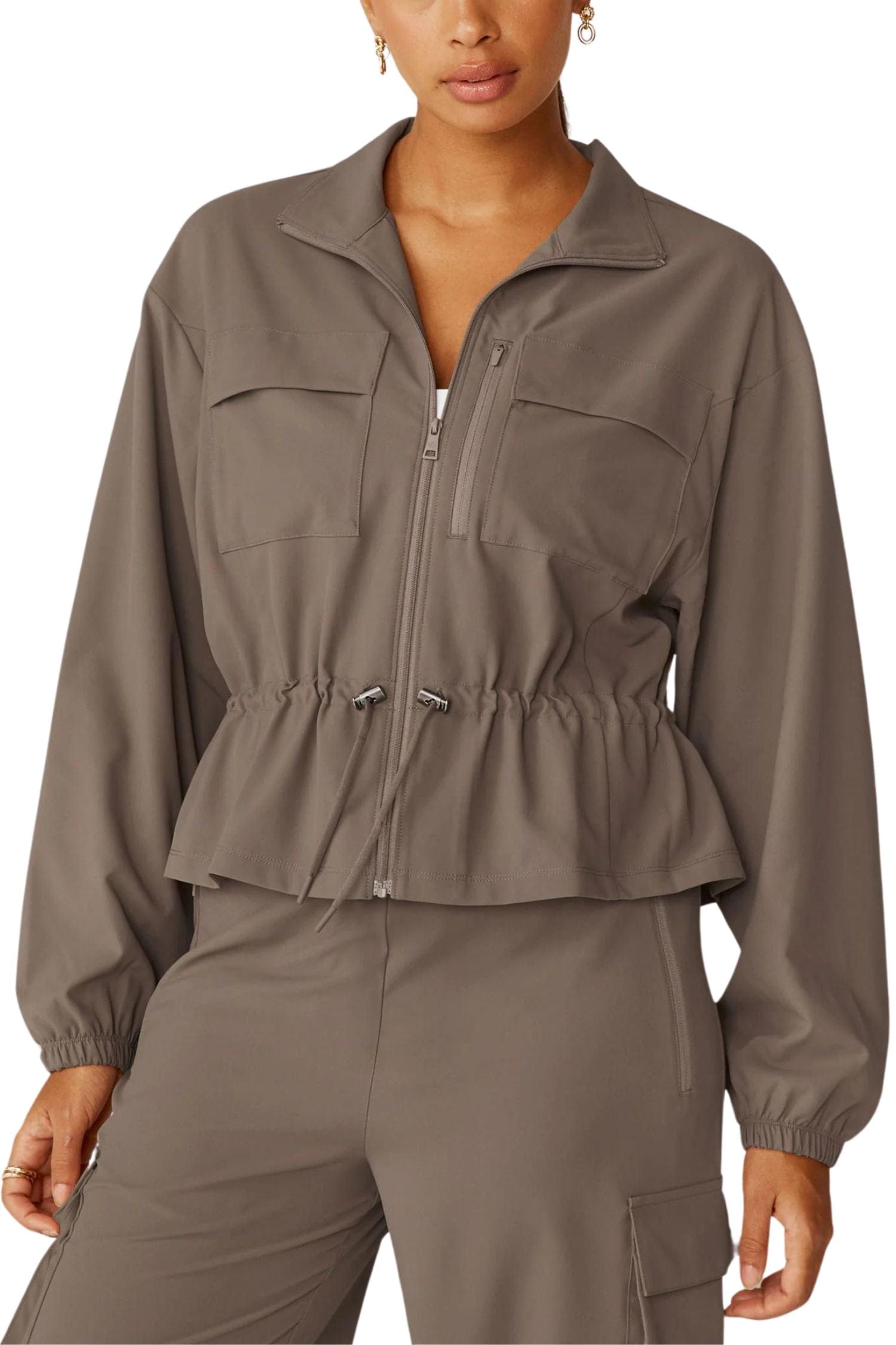 Beyond Yoga City Chic Jacket Dune
