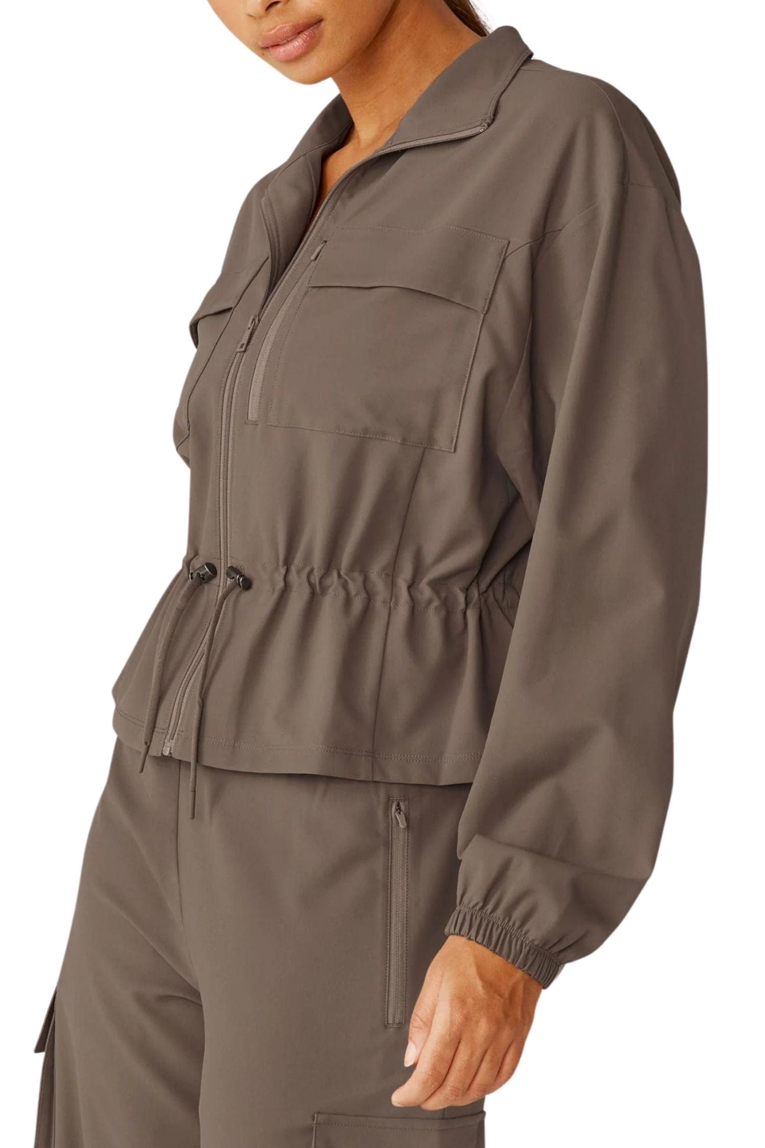 Beyond Yoga City Chic Jacket Dune