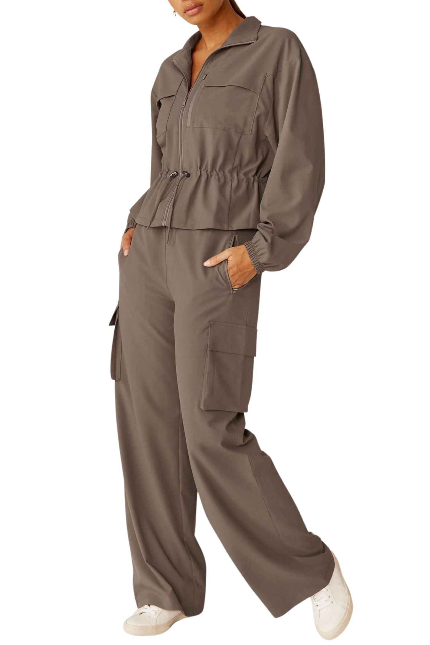 Beyond Yoga City Chic Jacket Dune