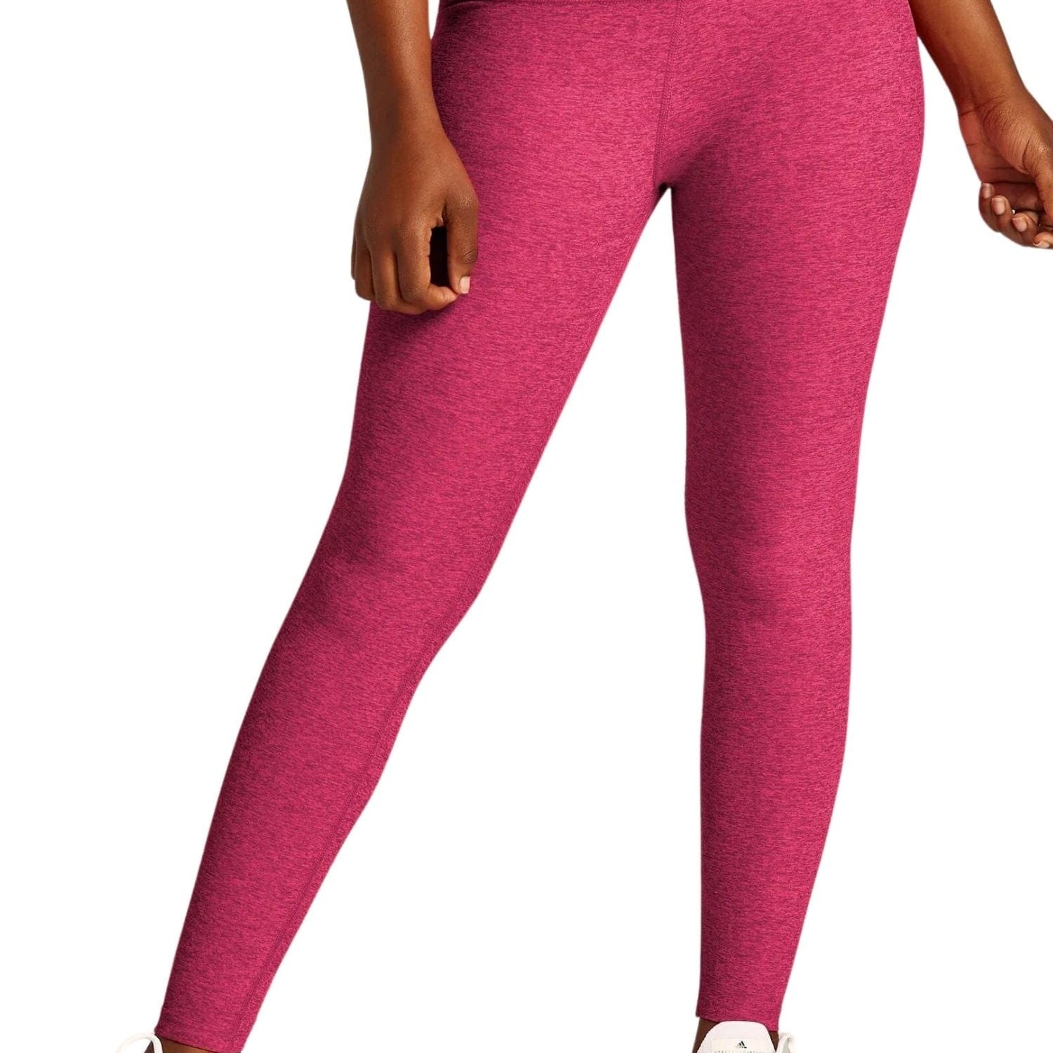 Beyond Yoga Spacedye At Your Leisure HW Midi Legging Cranberry Heather