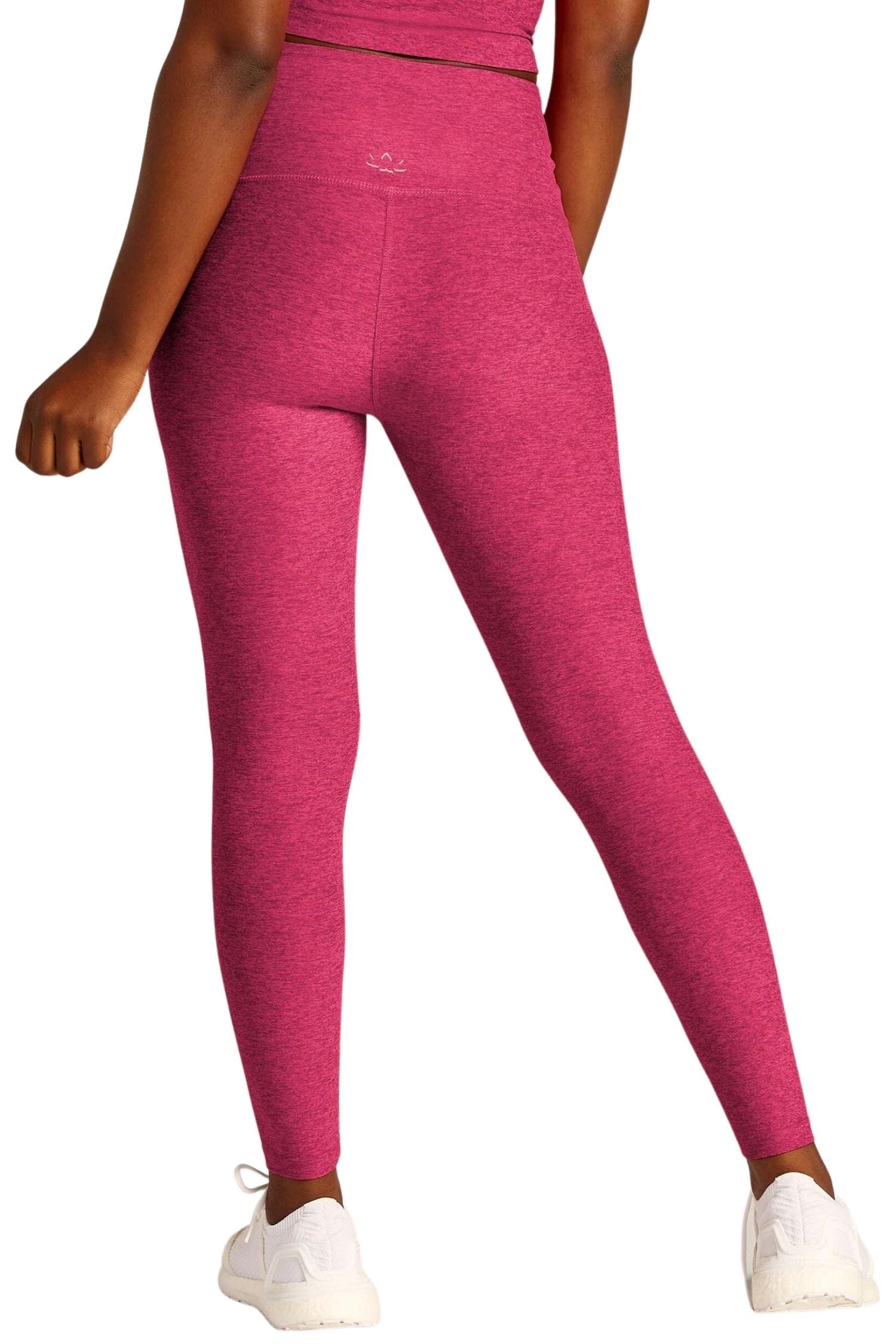 Beyond Yoga Spacedye At Your Leisure HW Midi Legging Cranberry Heather