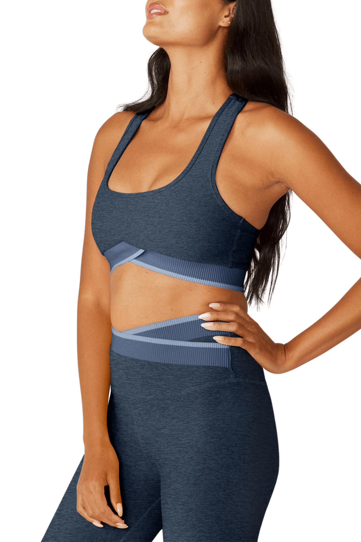 Beyond Yoga Spacedye In The Mix Bra Nocturnal Navy