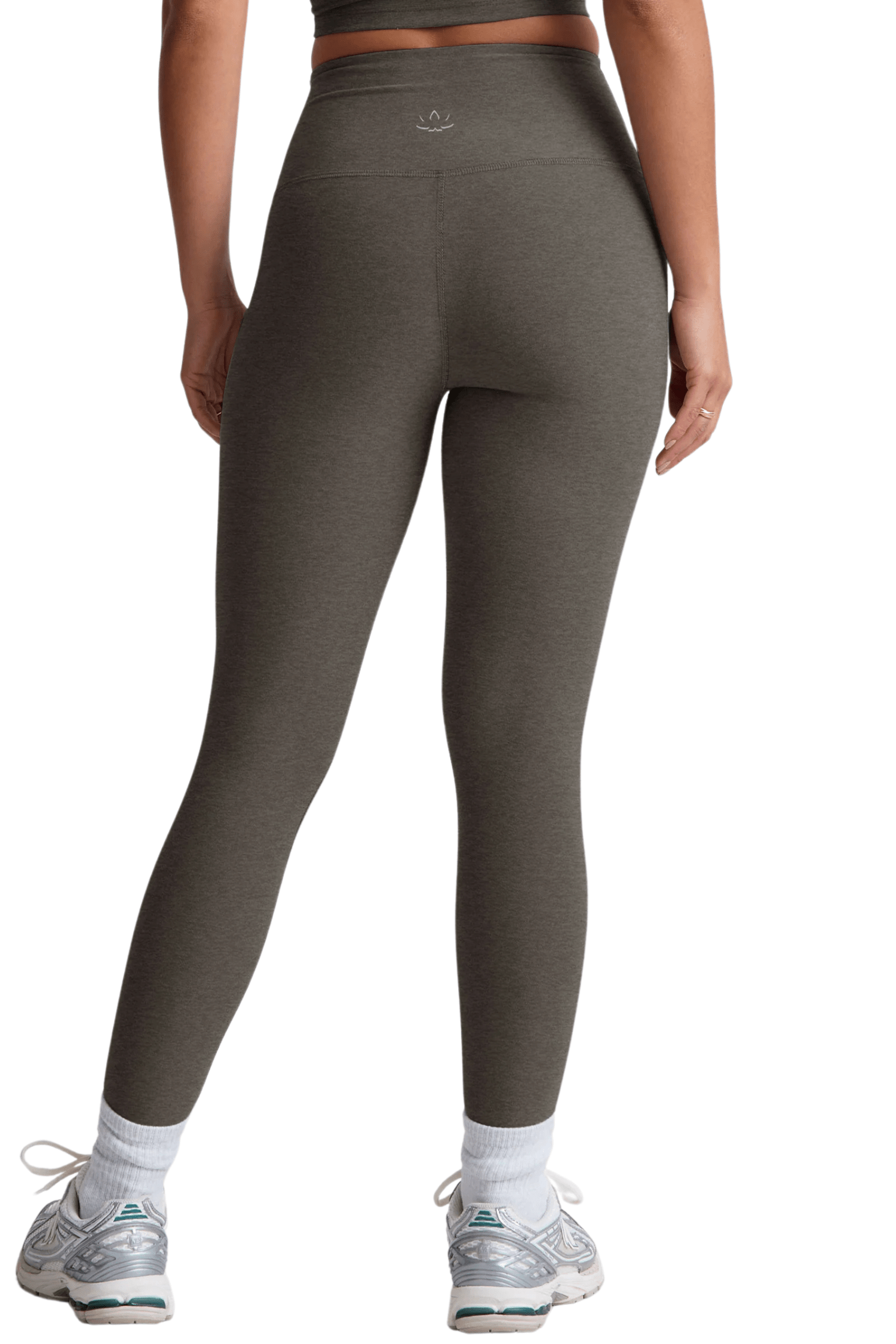 Beyond Yoga Spacedye Caught in the Midi High Waist Legging True Gray Heather