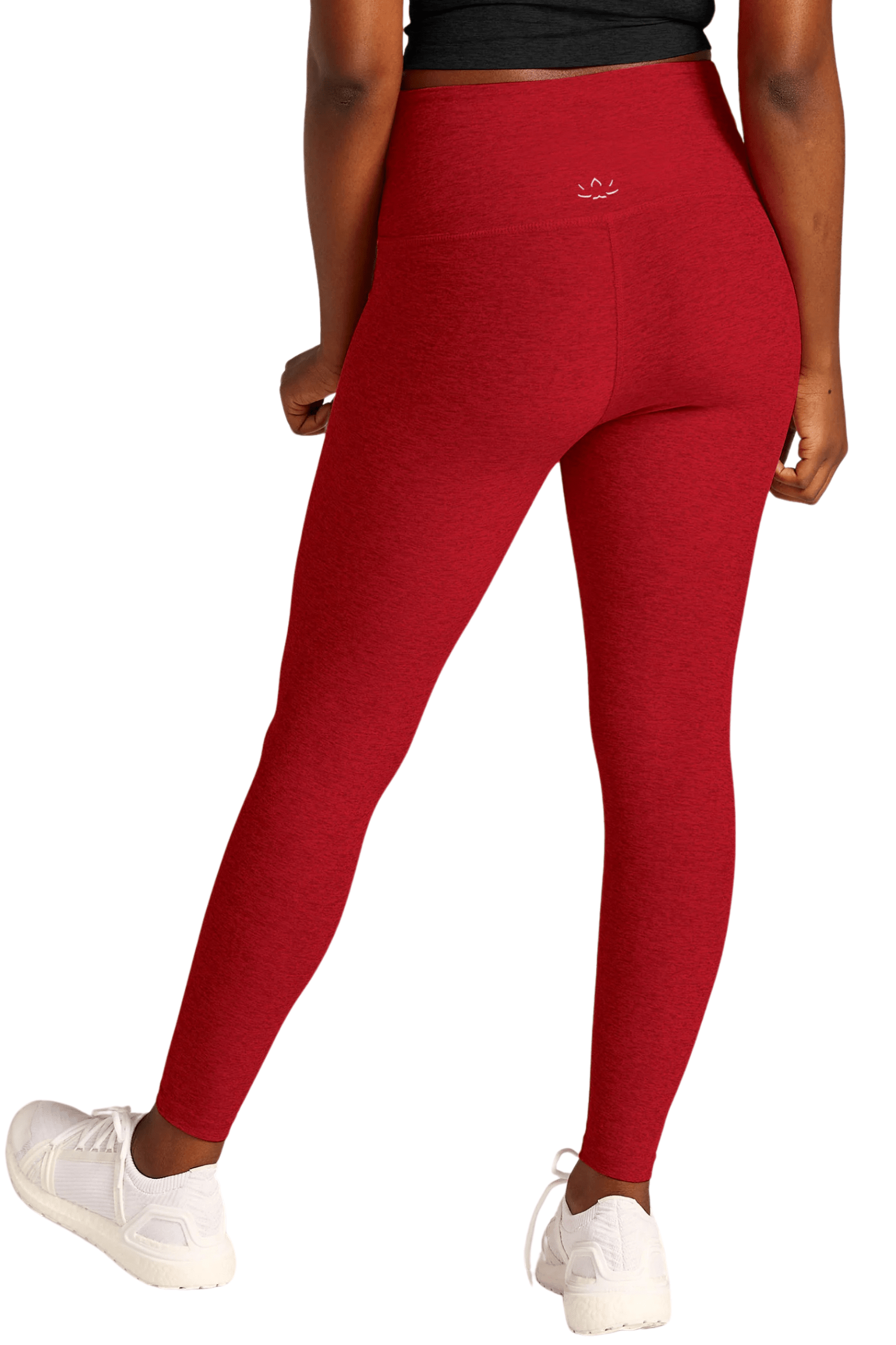 Beyond Yoga Spacedye At Your Leisure HW Midi Legging Ruby Red Heather