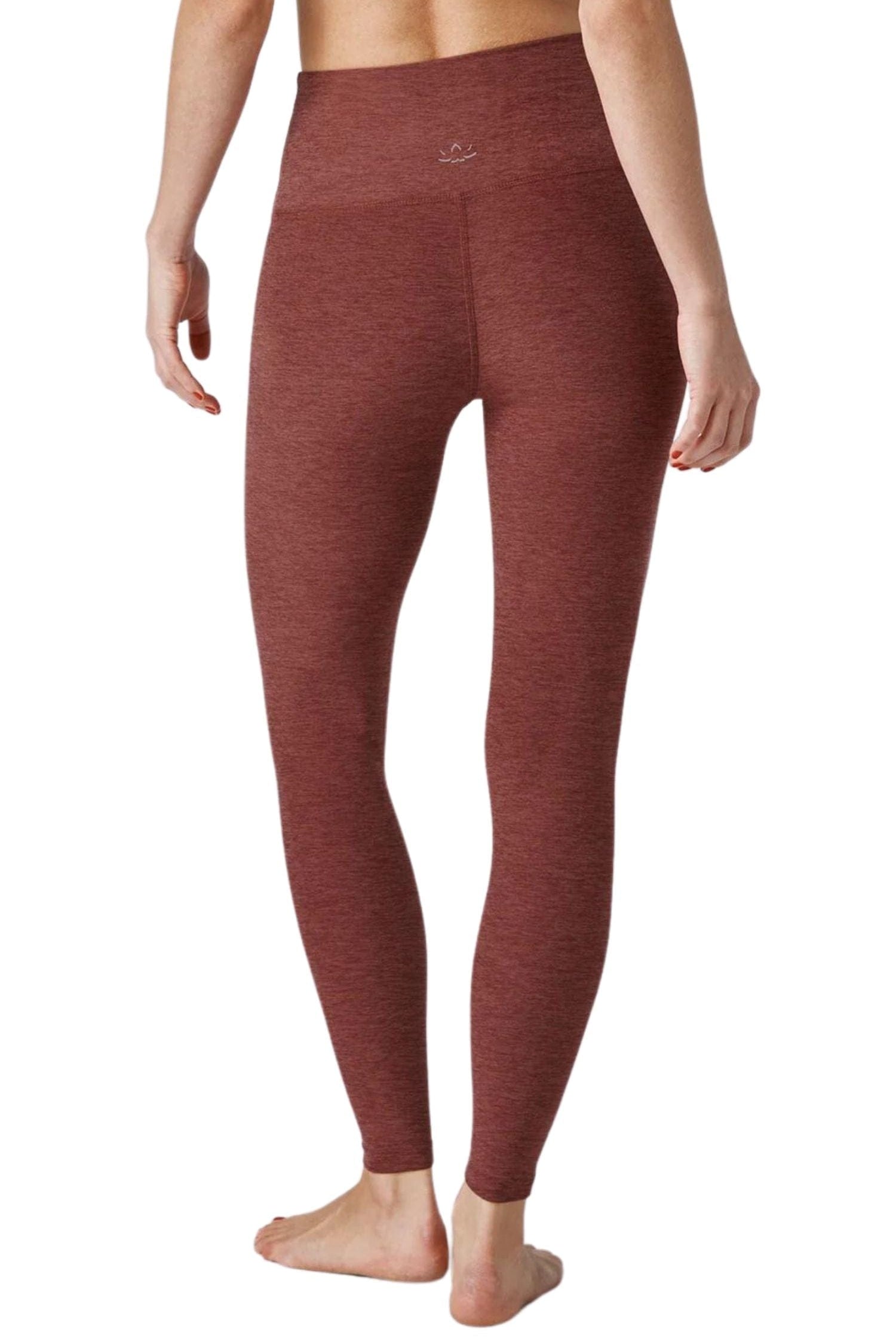 Beyond Yoga Spacedye Caught in the Midi High Waist Legging Grape Rose Heather