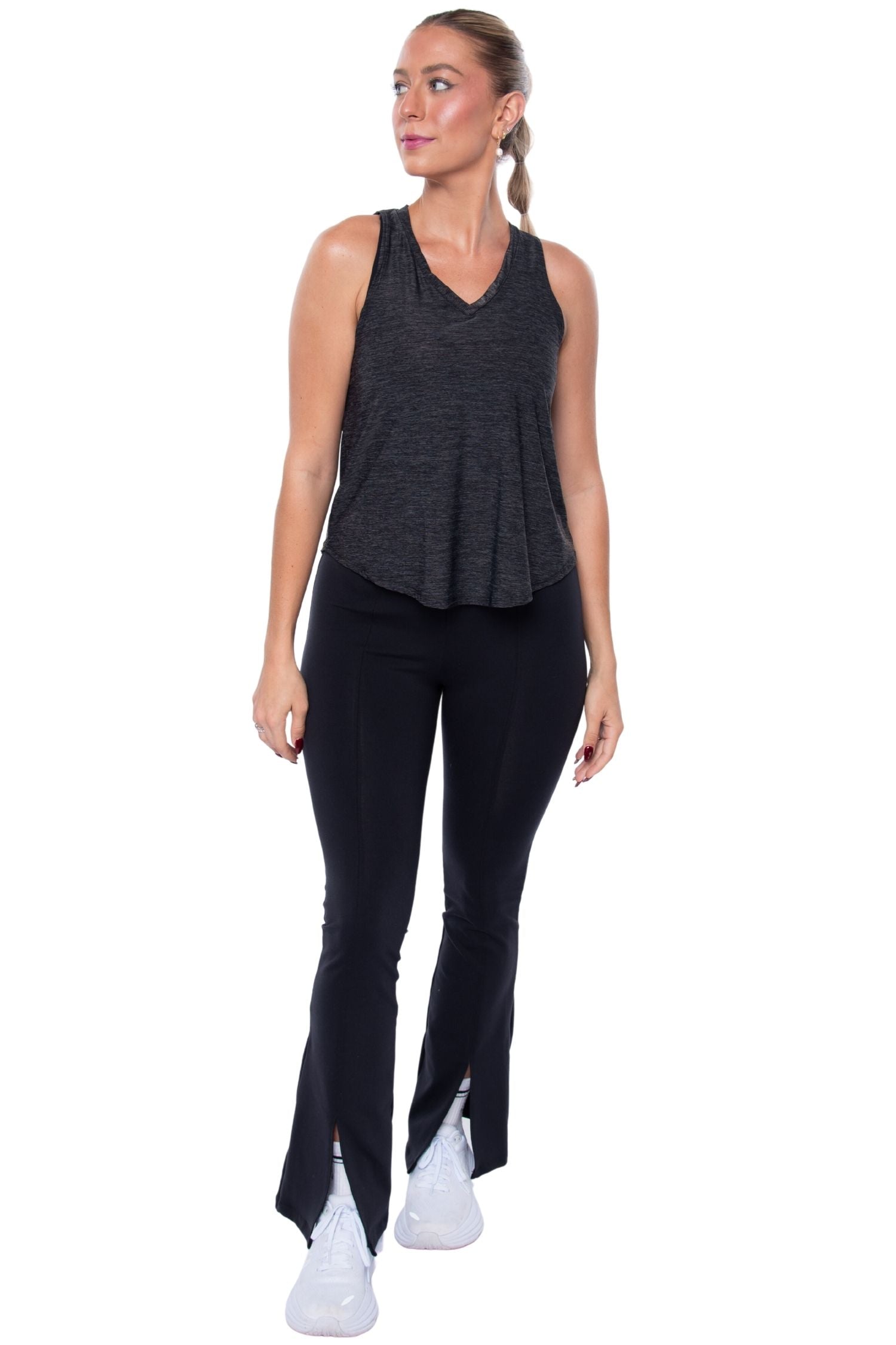 Catleya Mia Sleeveless Top Charcoal