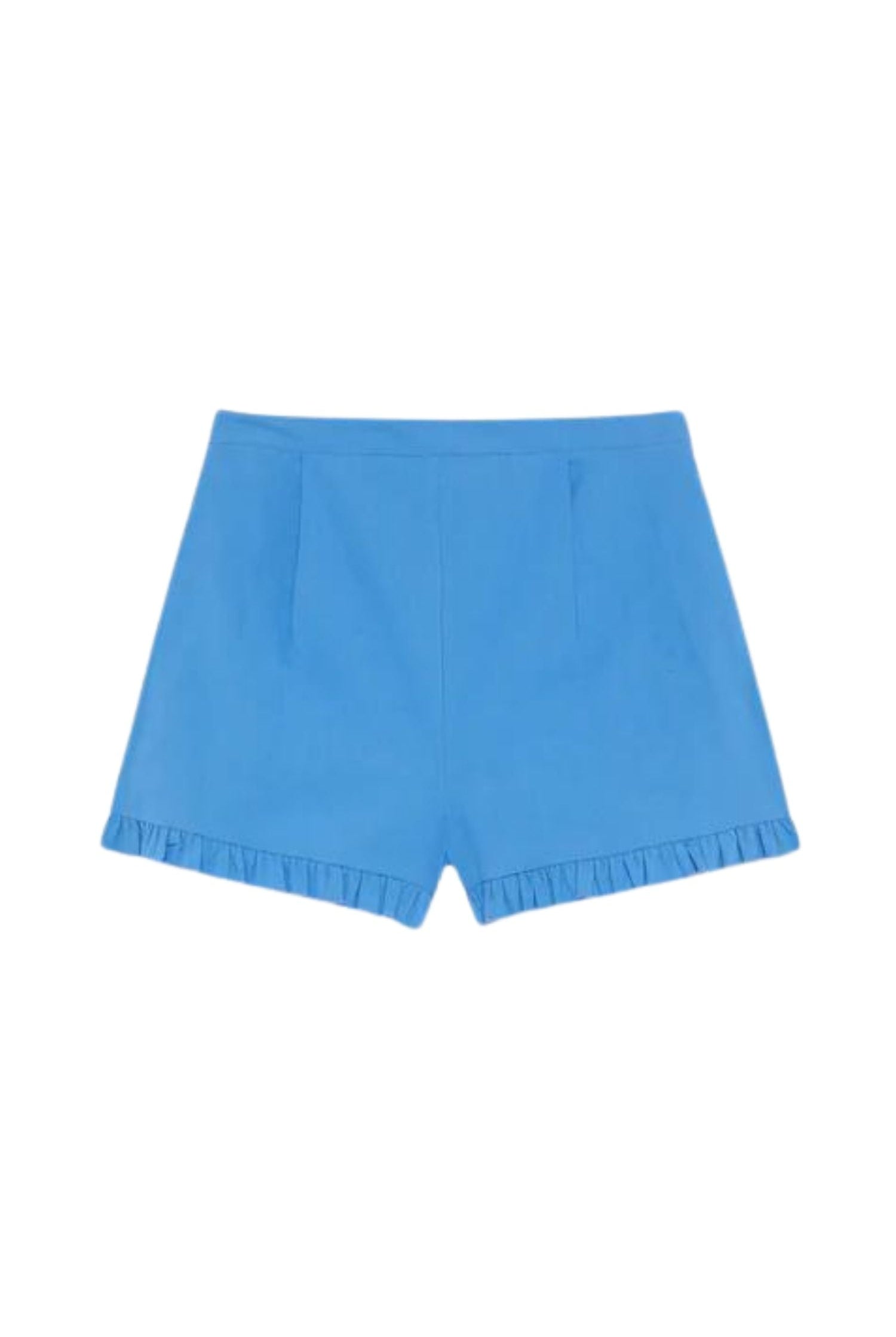 Compania Fantastica Ruffled Shorts Blue