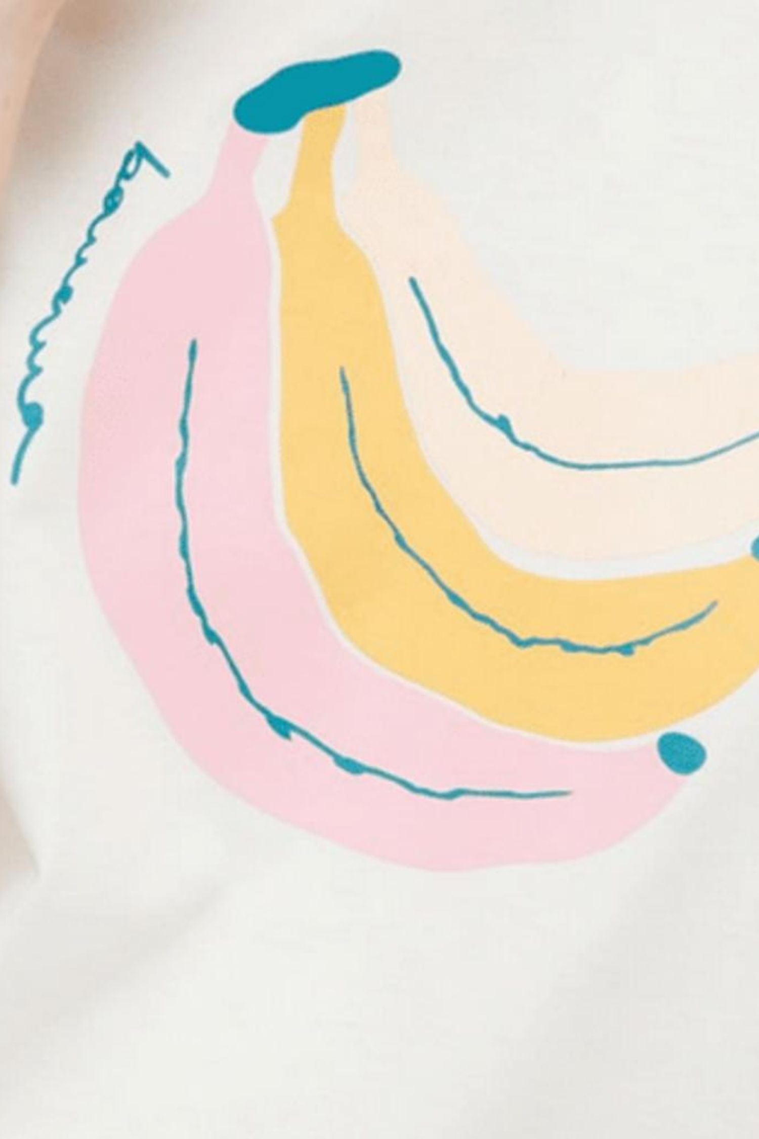 Compania Fantastica Plantain Print T-Shirt White