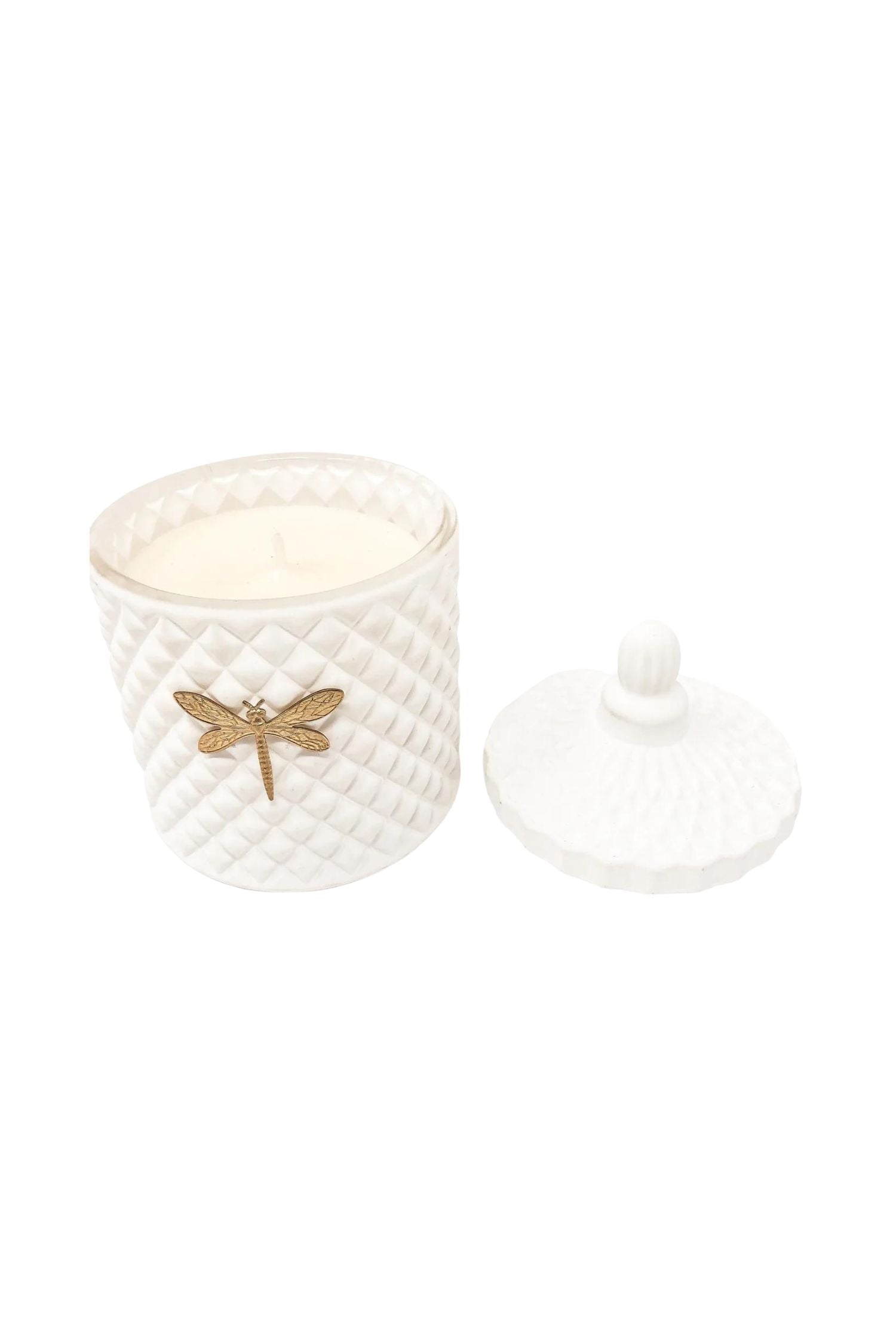 Dragonfly Fragrances Bella Candle Matte White