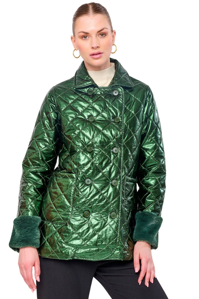 Flora Bea Janeen Coat Green