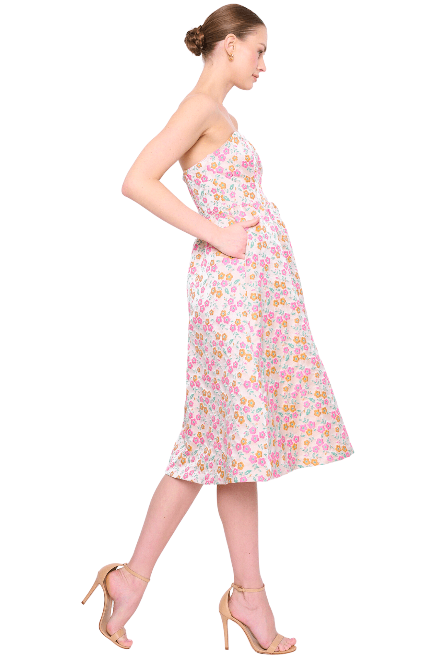 Flora Bea Sia Dress Magnolia Tea