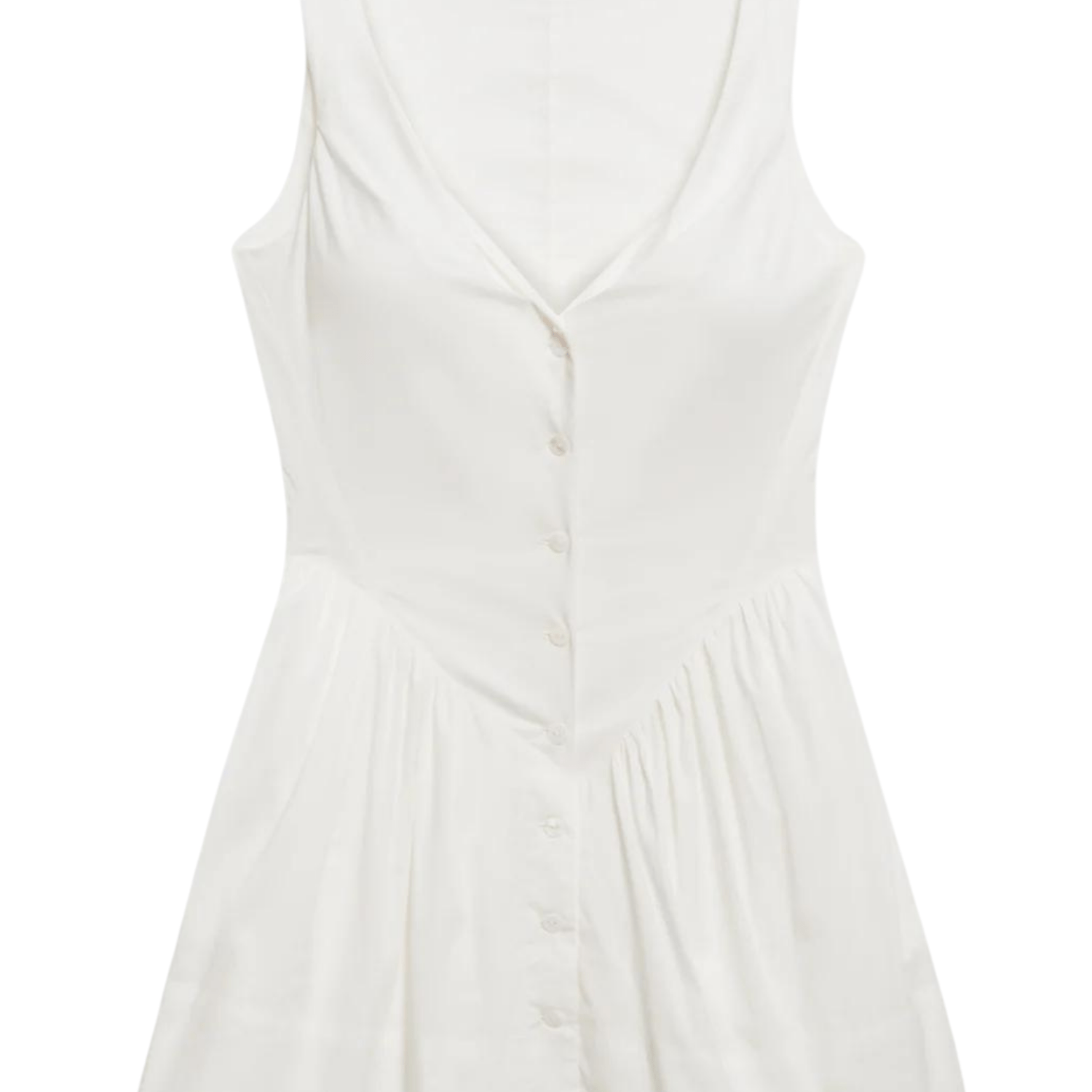 Frankies Bikinis Charlotte Corset Mini Dress White