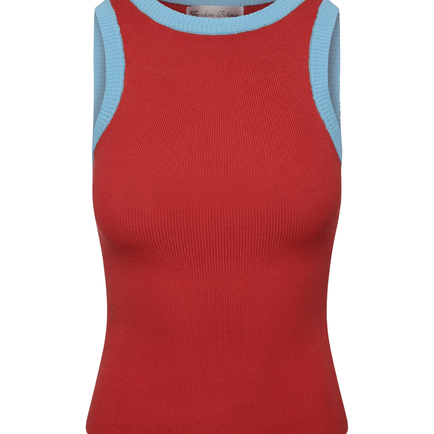 Cuddle Knit Tank Top Cherry