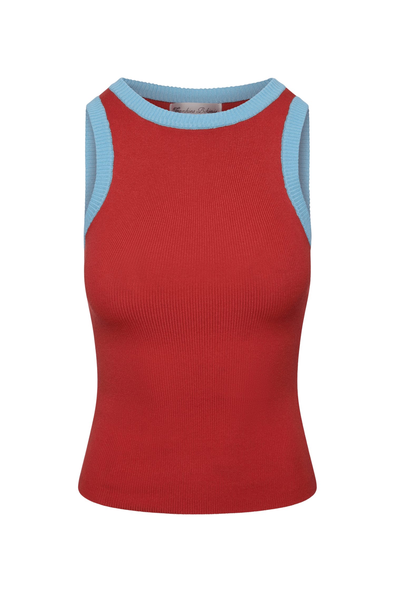Cuddle Knit Tank Top Cherry