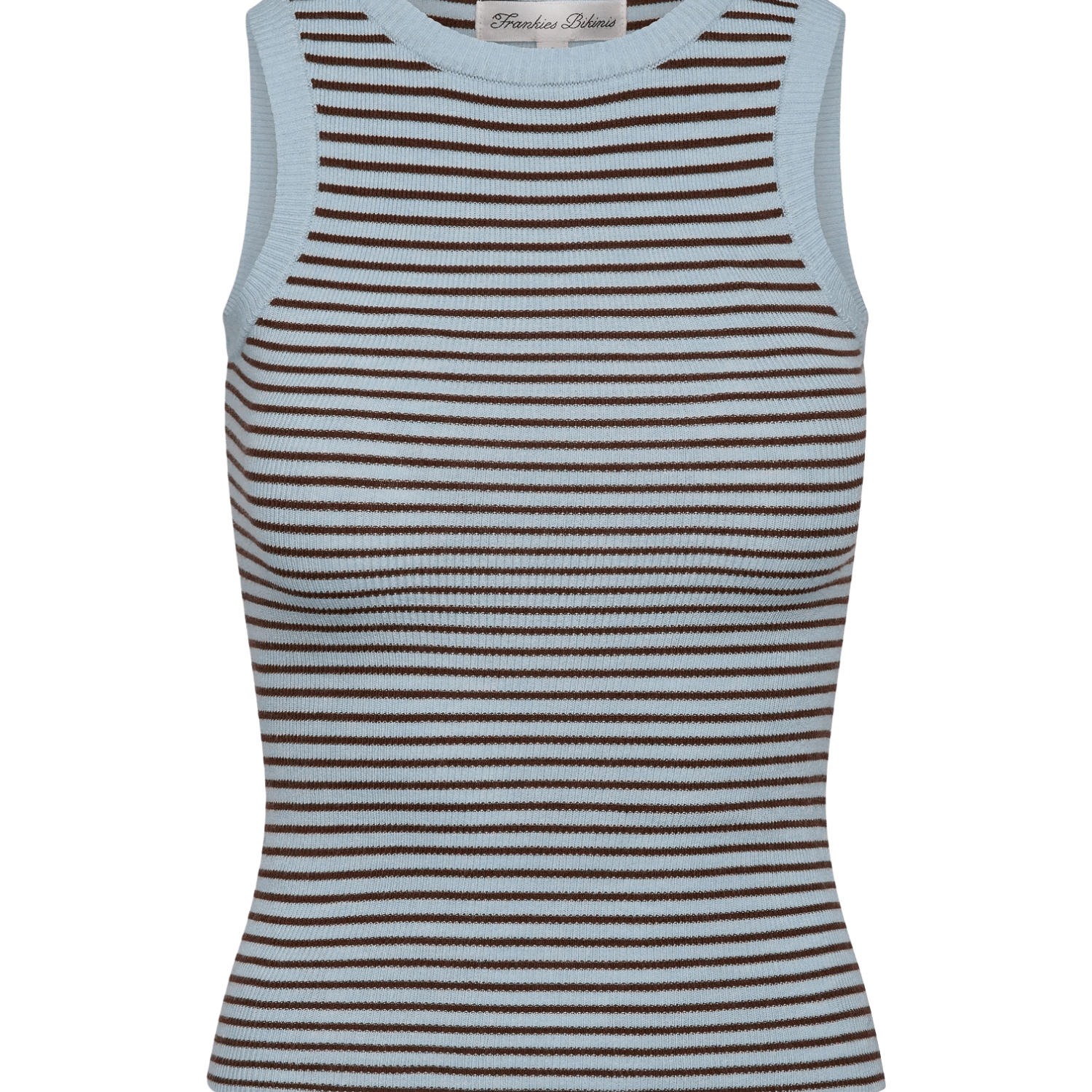 Cuddle Knit Tank Top Montauk Stripe