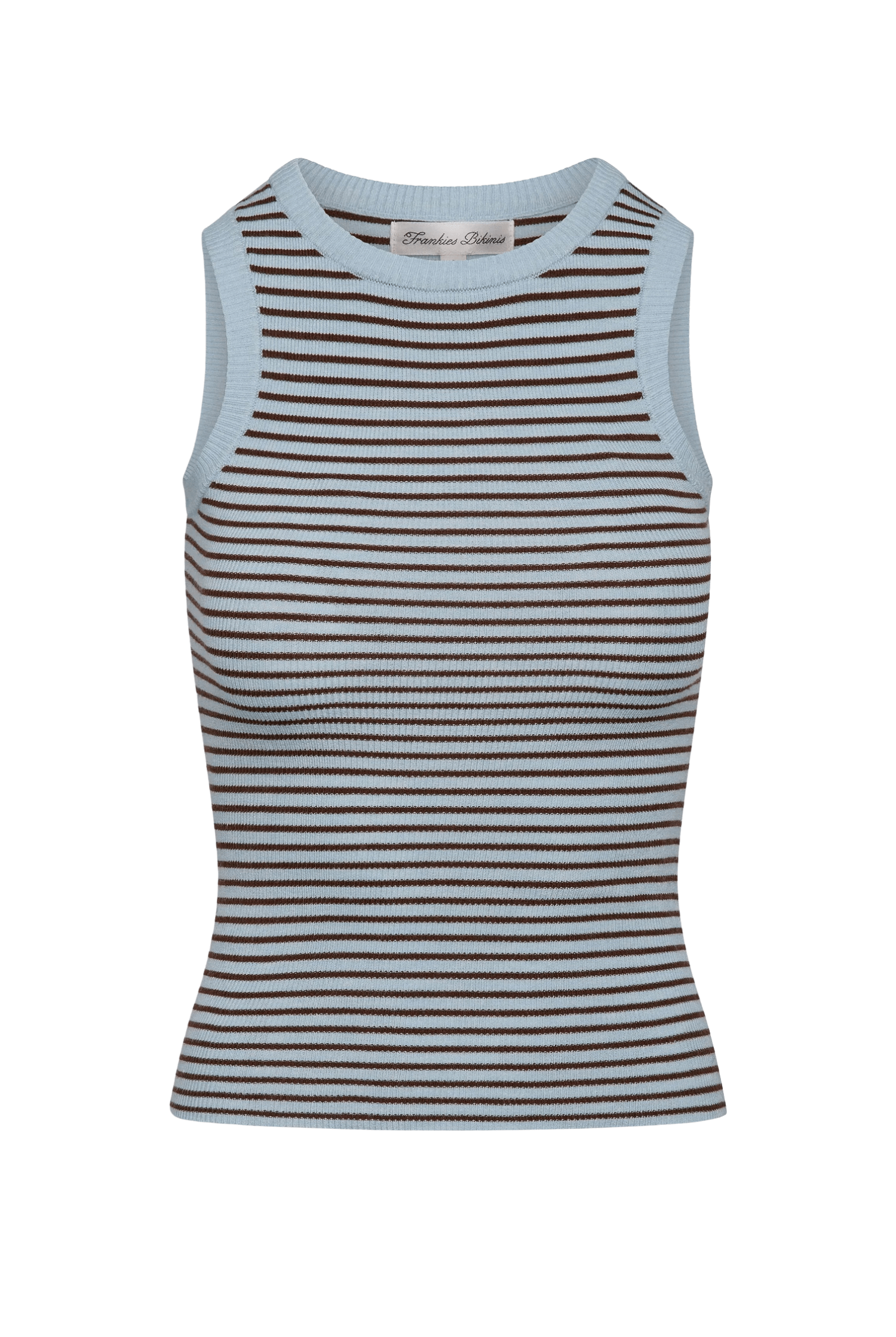 Cuddle Knit Tank Top Montauk Stripe