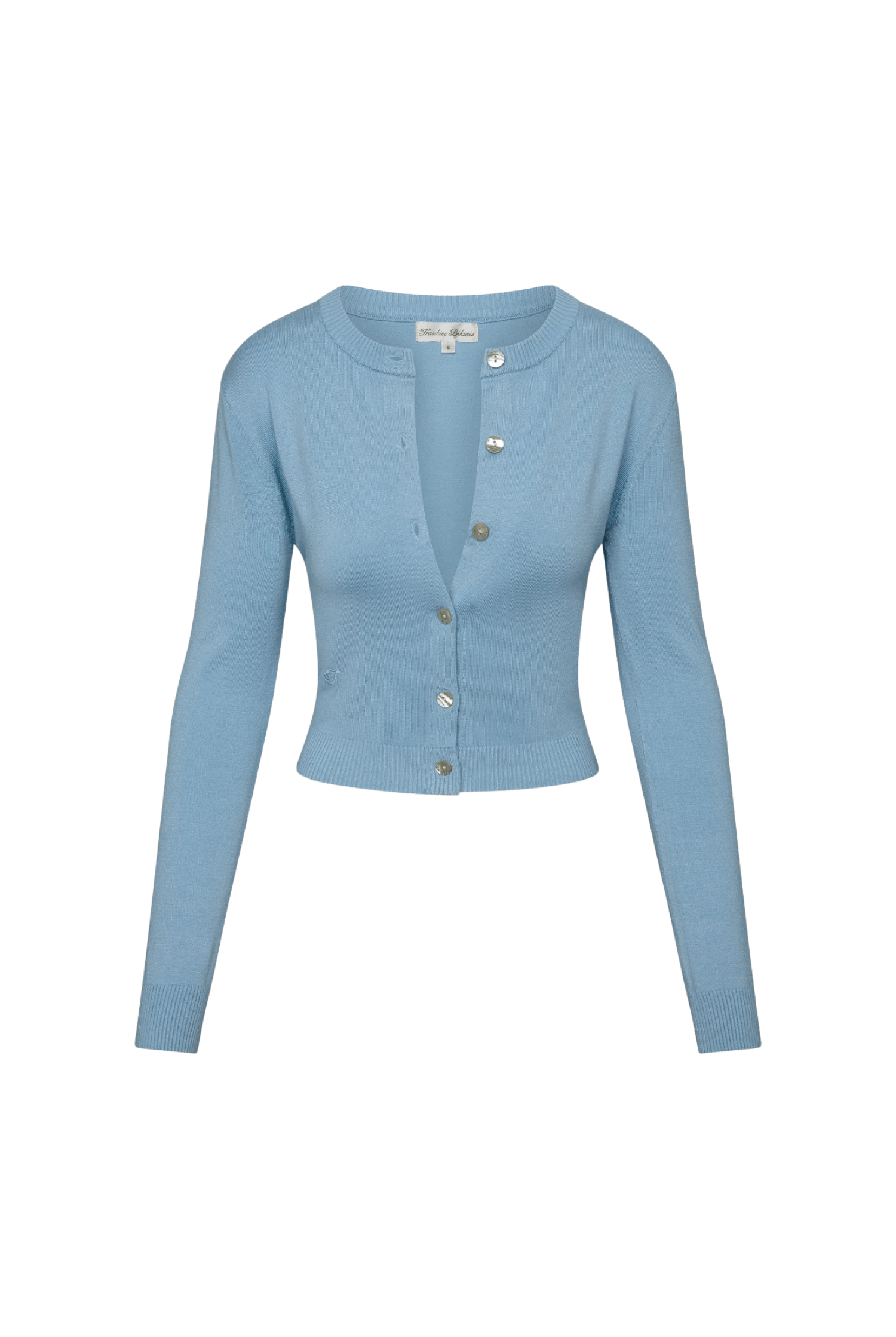 Sundae Cropped Cardigan Blue Vanilla