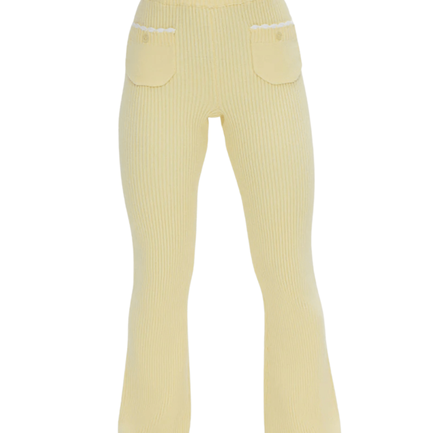 Frankies Bikinis Camden Knit Pants Vanilla Sugar