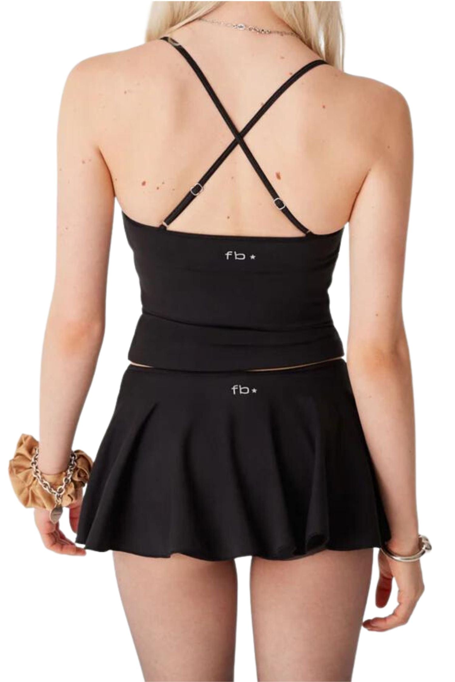 Frankies Bikinis Star Escalante Skirt Black