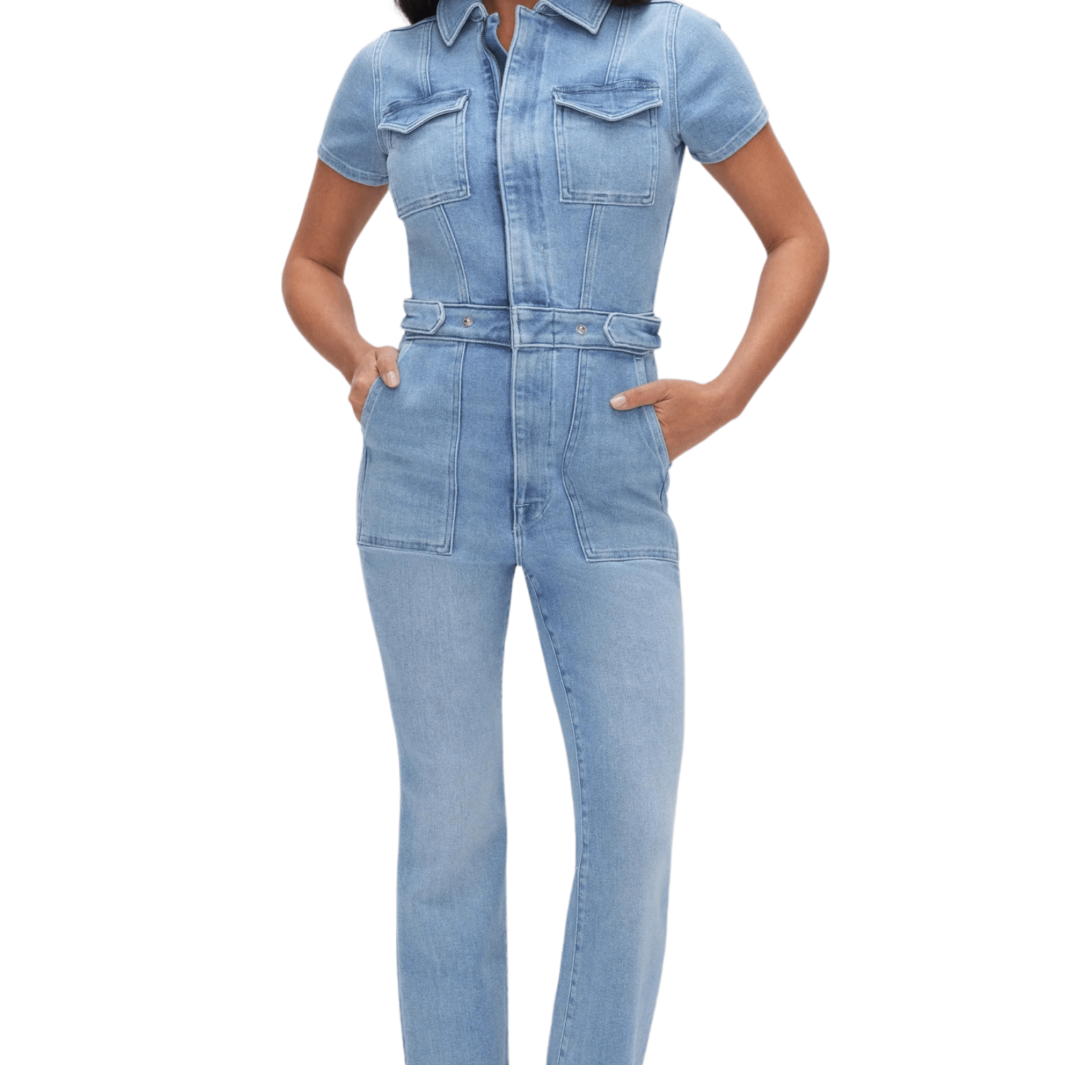 Good American Petite Fit For Success Boot Blue274