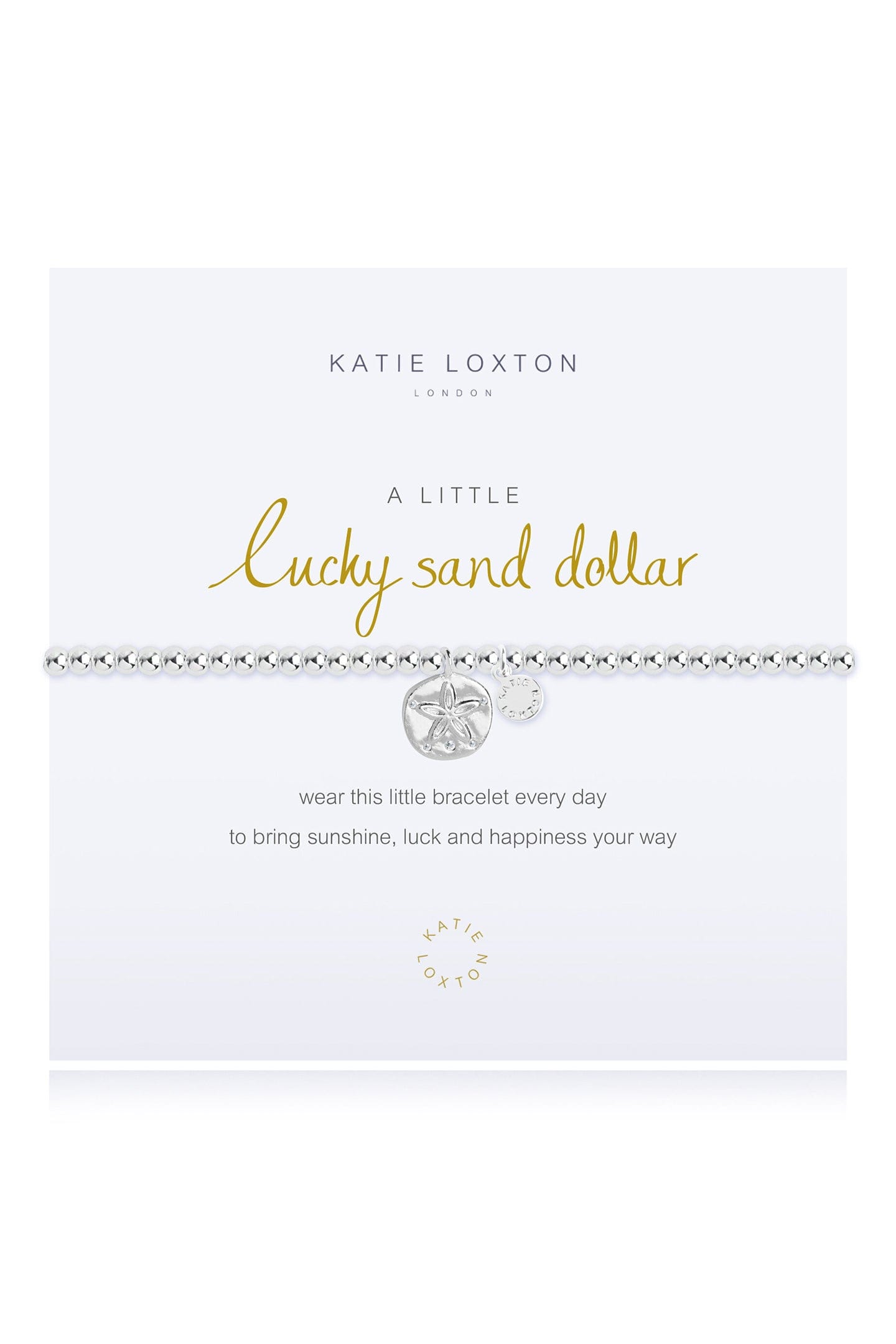 Katie Loxton A Little Bracelet Lucky Sand Dollar