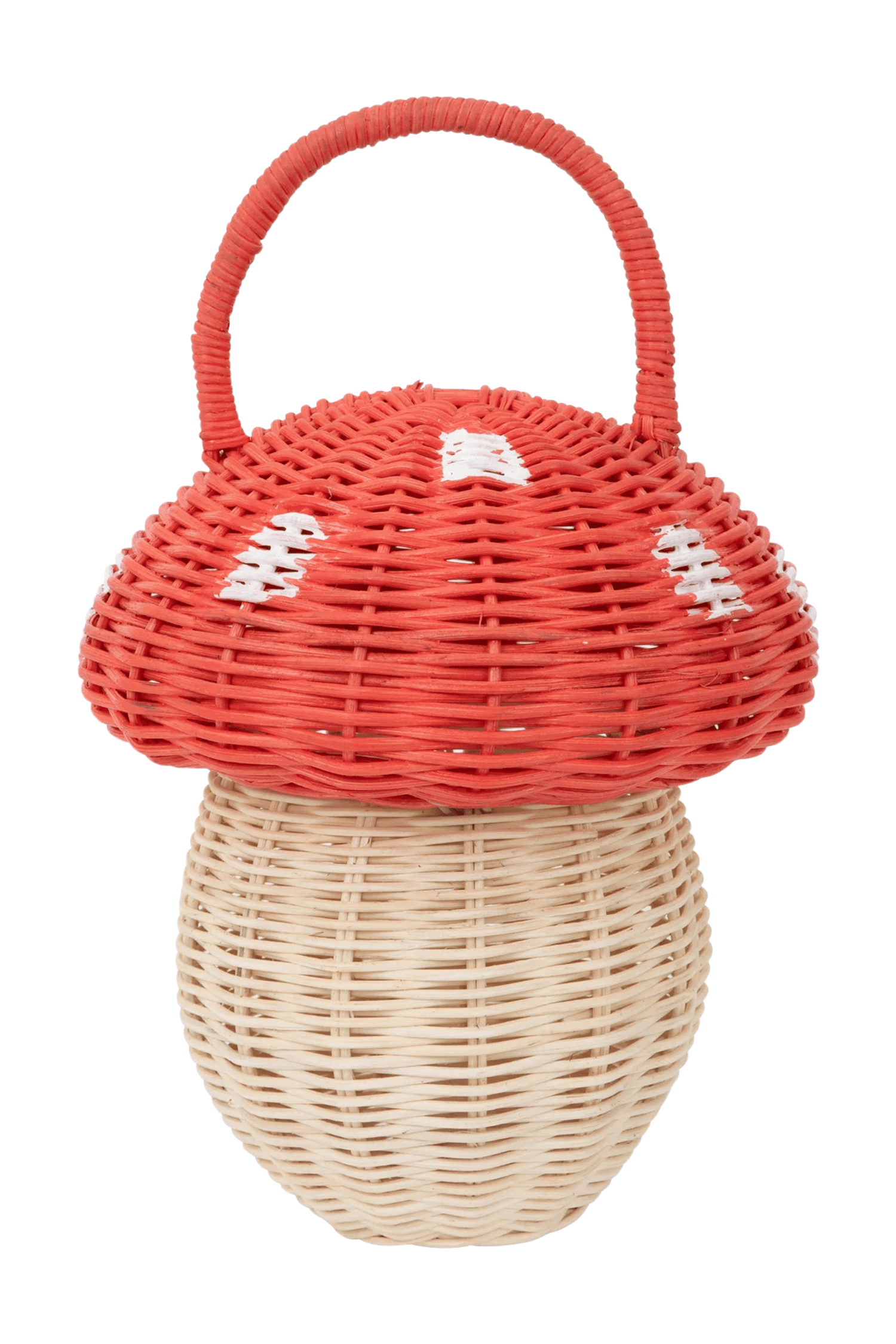 Meri Meri Mushroom Basket Red