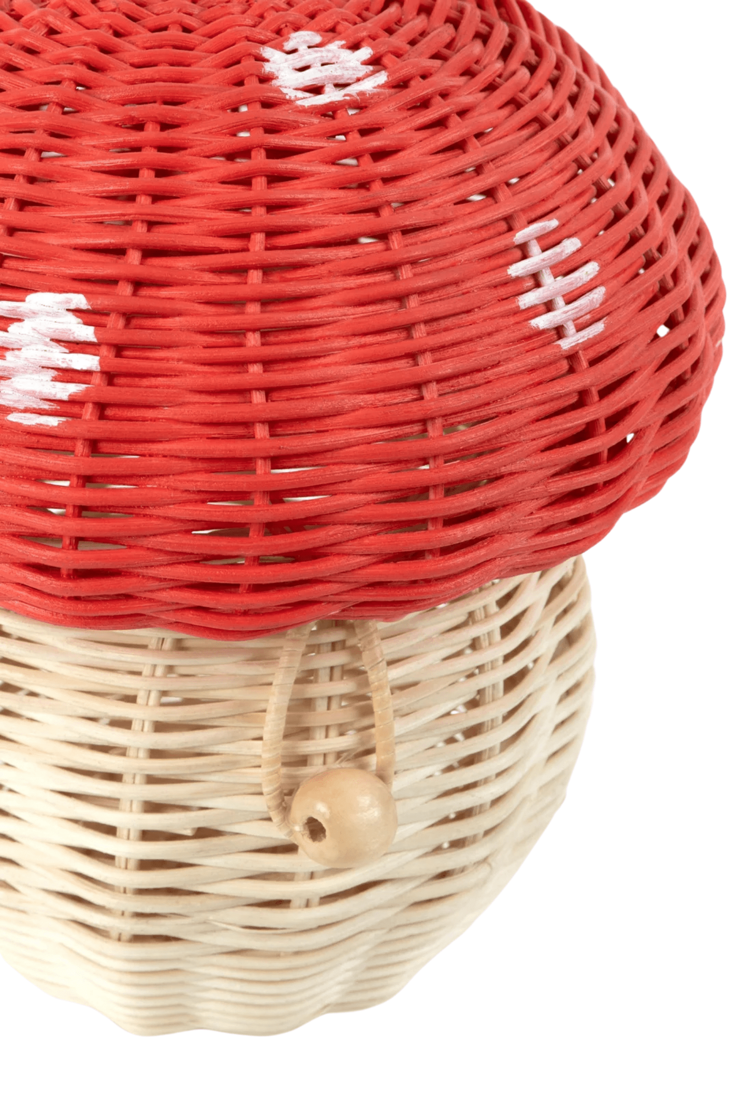 Meri Meri Mushroom Basket Red