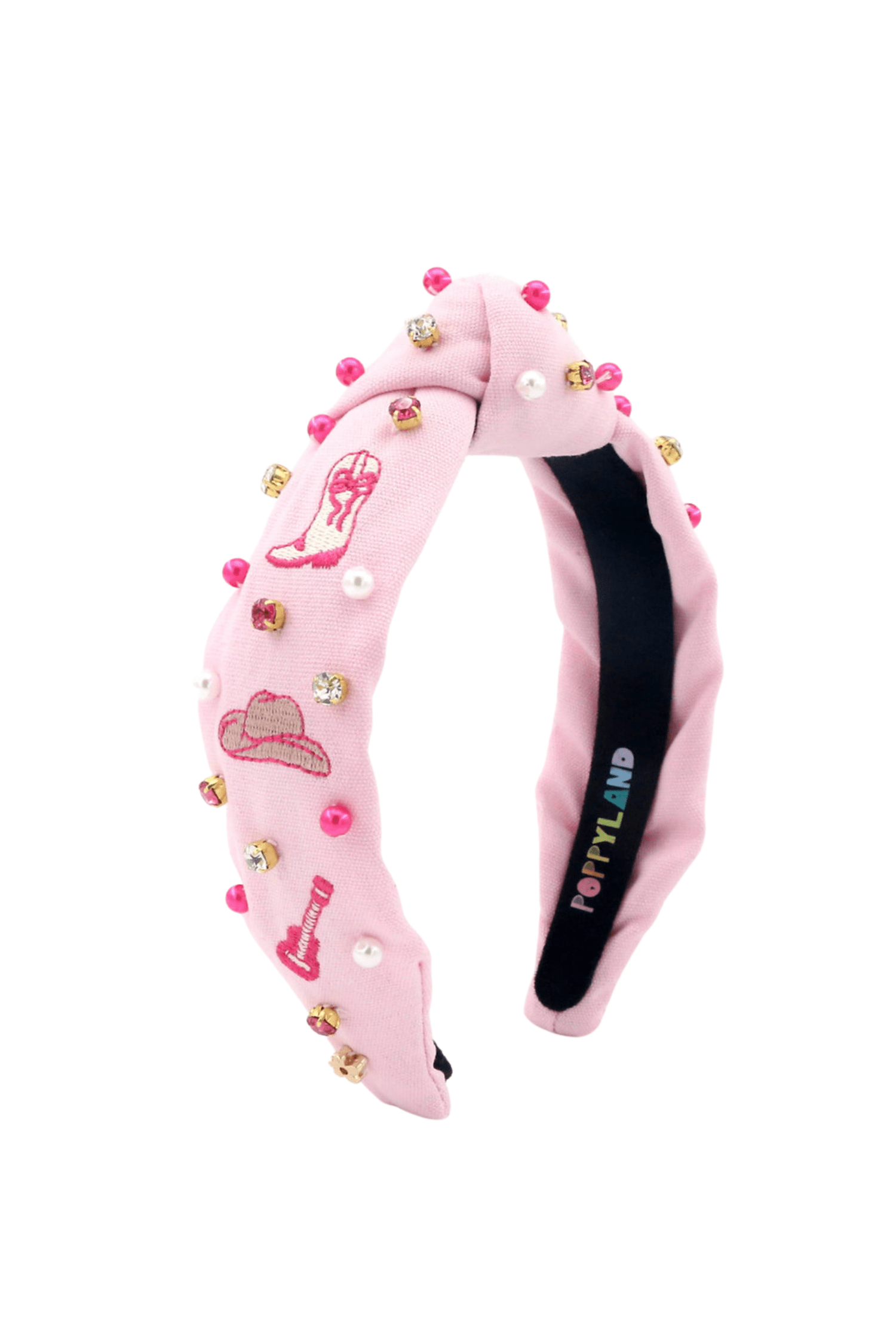 Poppyland Solid Kids Headband Let's Go Girls