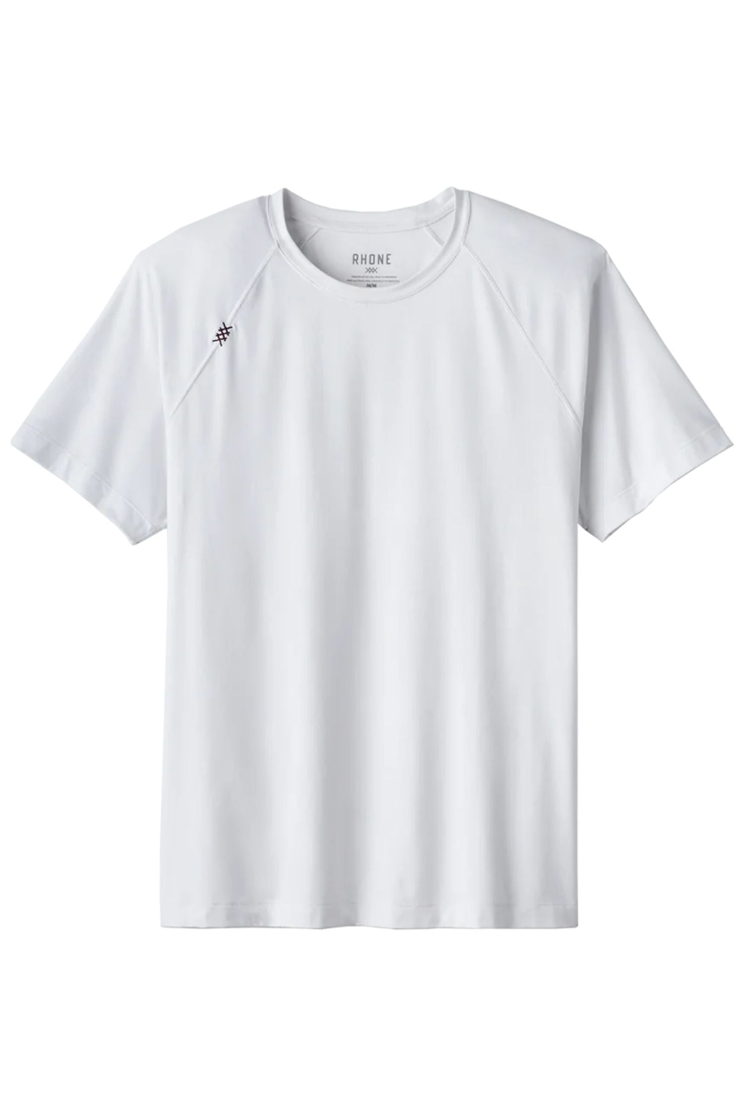 Rhone Reign Short Sleeve White