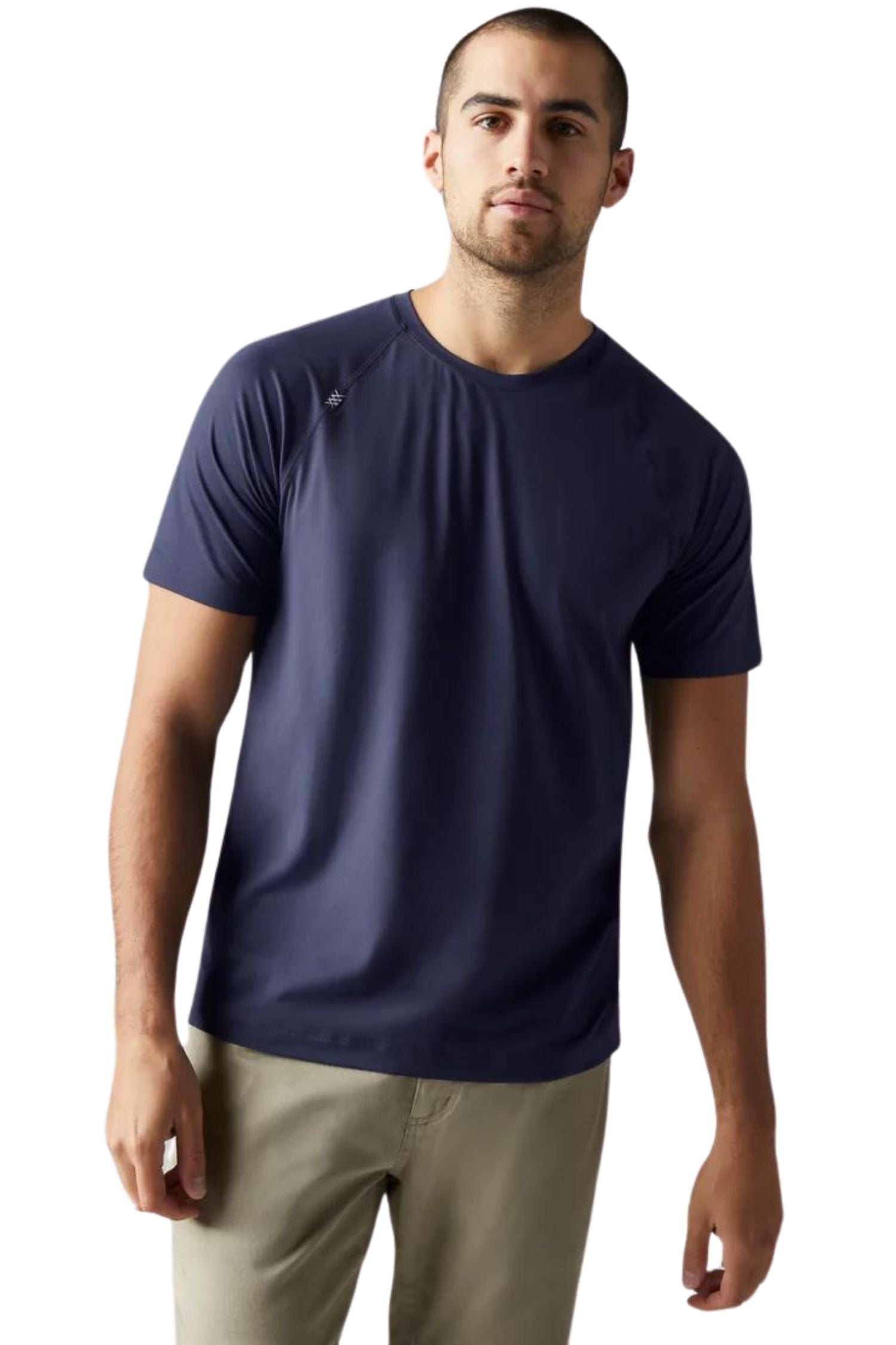 Rhone Reign Short Sleeve Navy