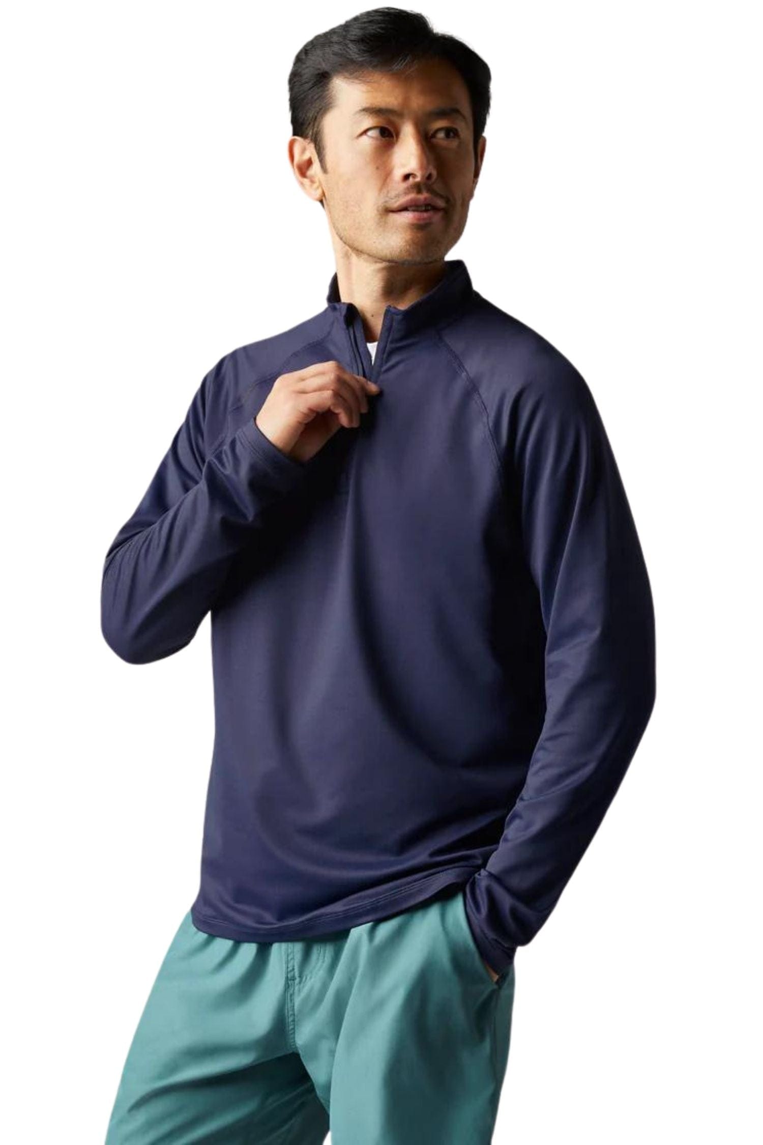 Rhone Session 1/4 Zip Navy