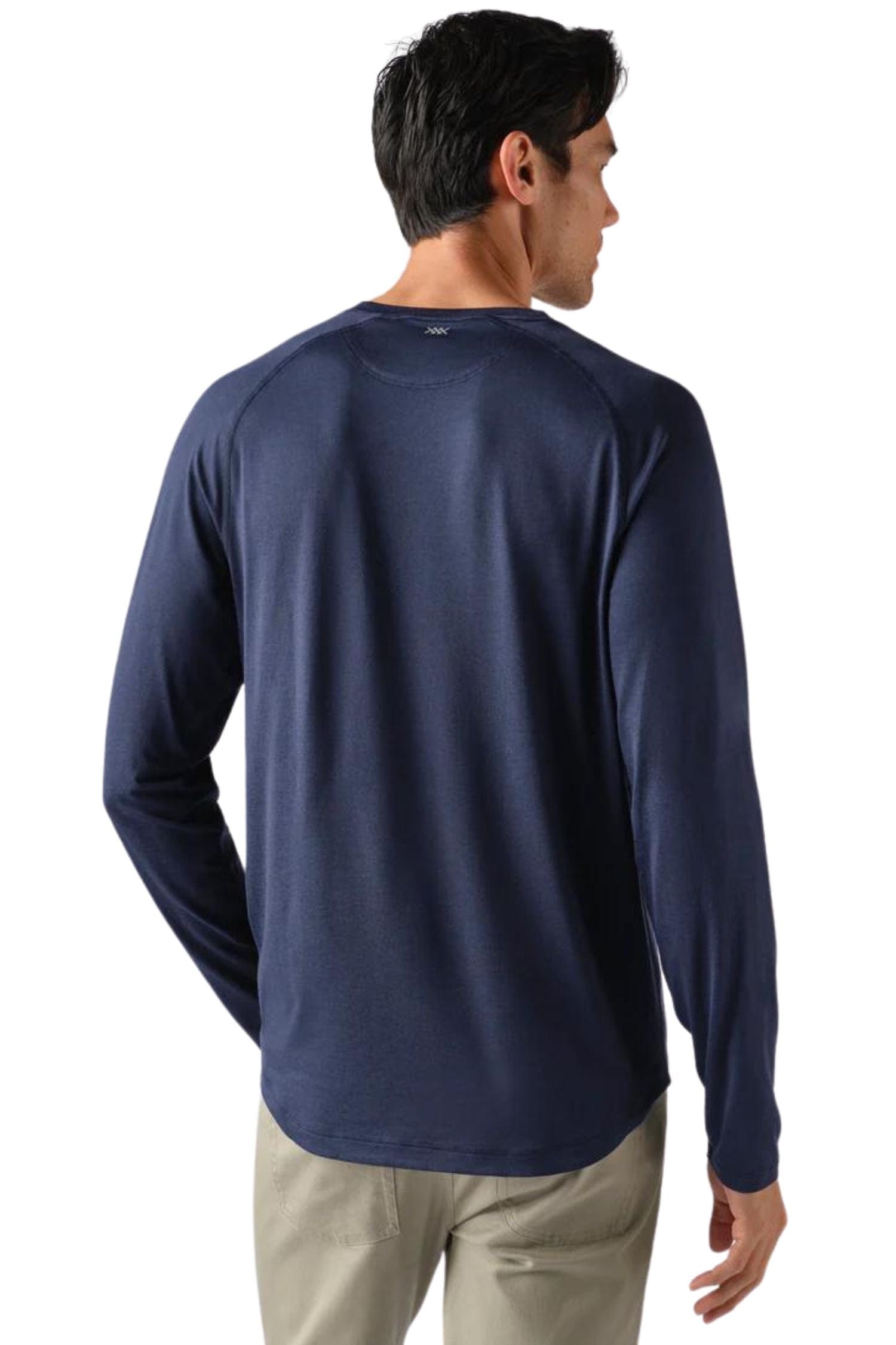 Rhone Atmosphere Long Sleeve Tee Navy Heather