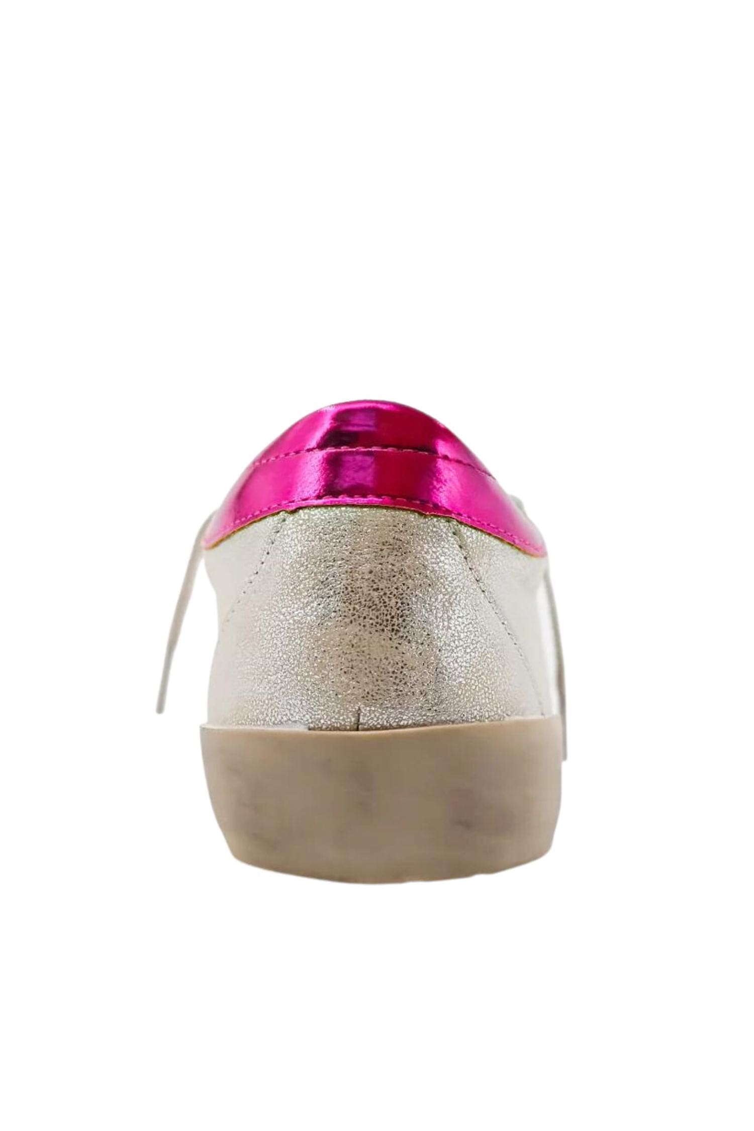 Shu Shop Paula Star Sneaker Silver Distressed