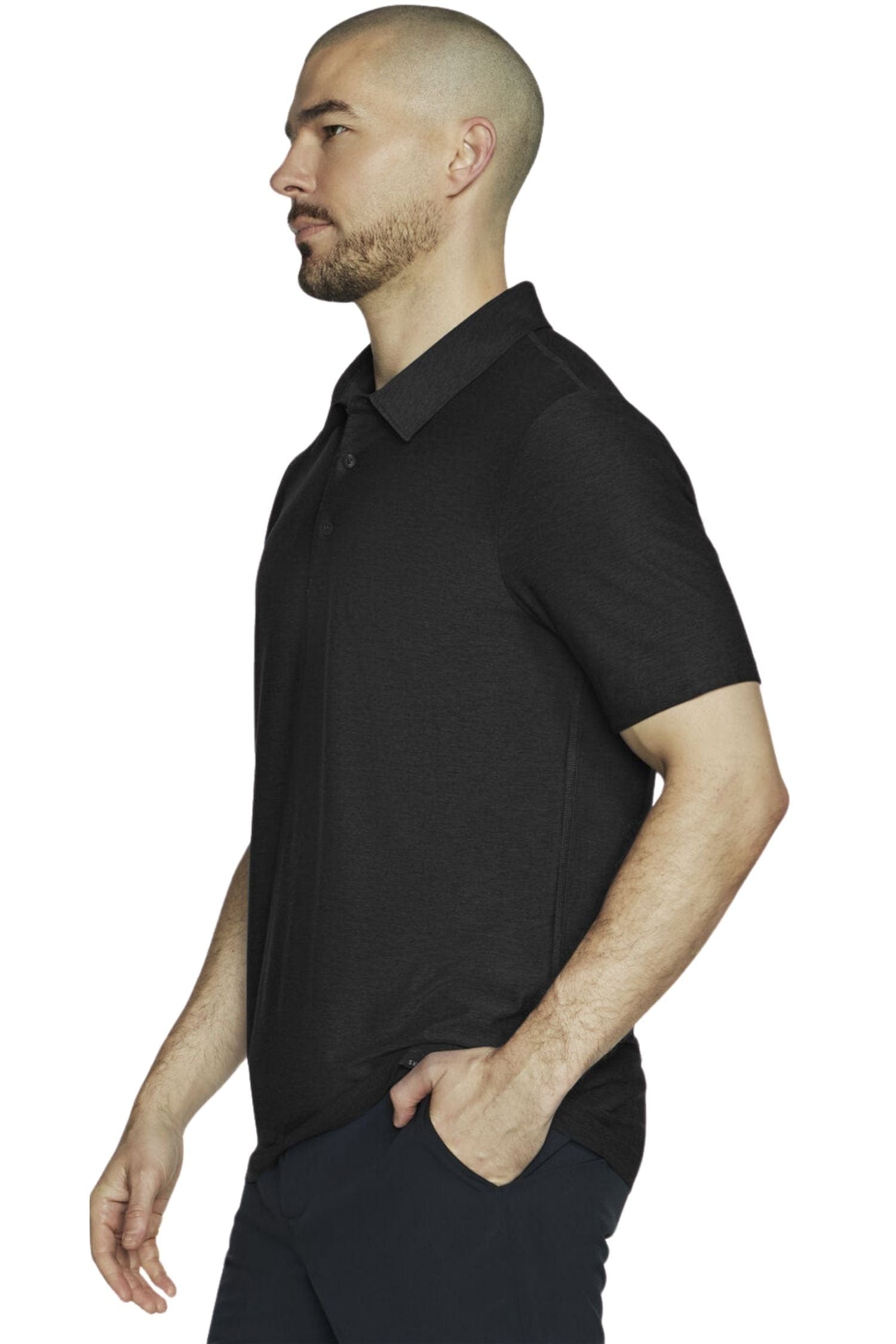 Skechers Men GoDri All Day Polo Black