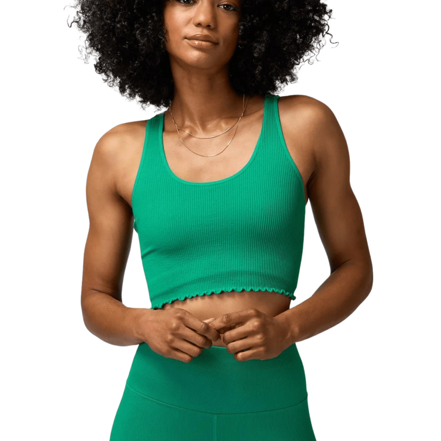 Spiritual Gangster Amor Crop Tank Jade