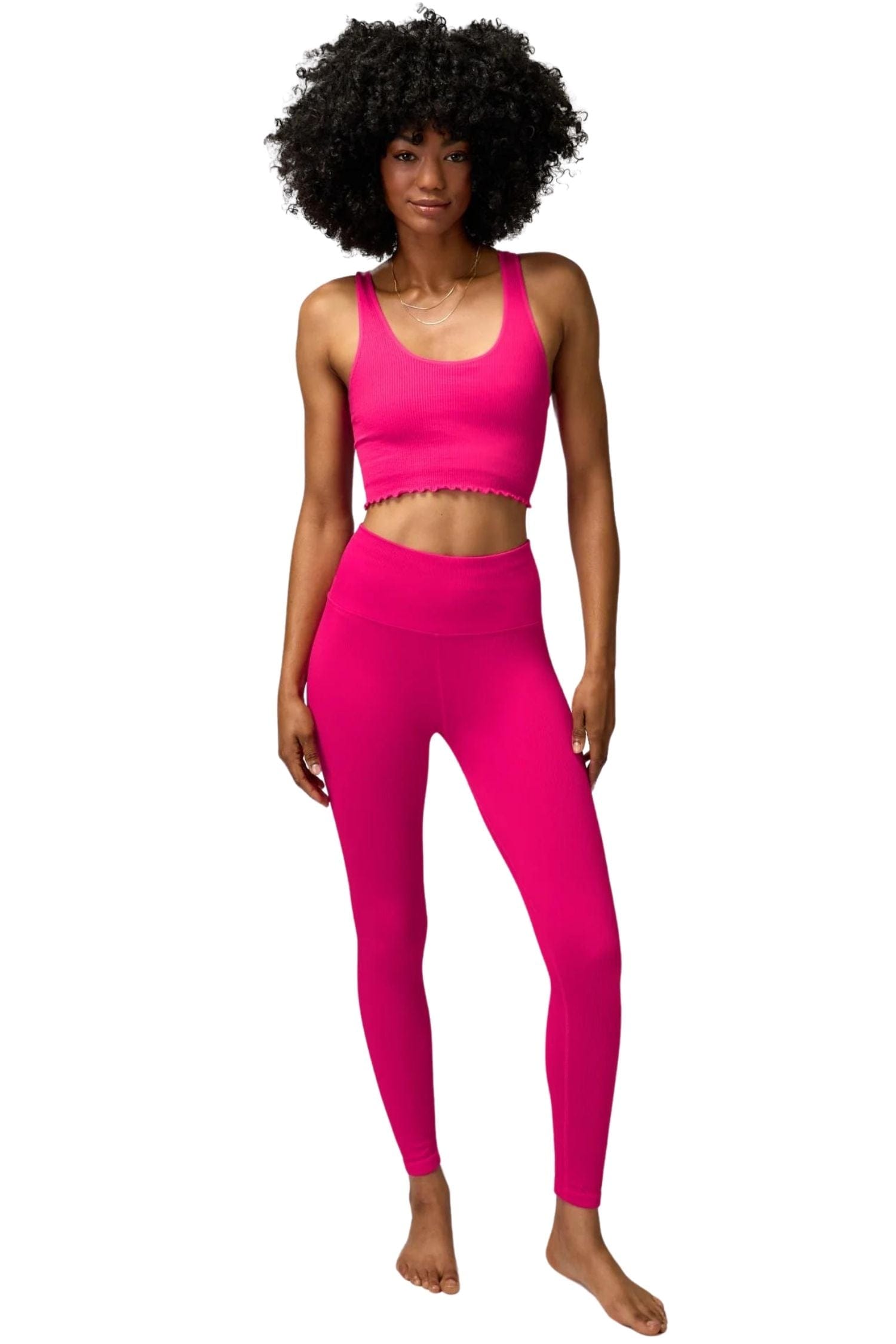 Spiritual Gangster Love Sculpt 7/8 Legging Magenta