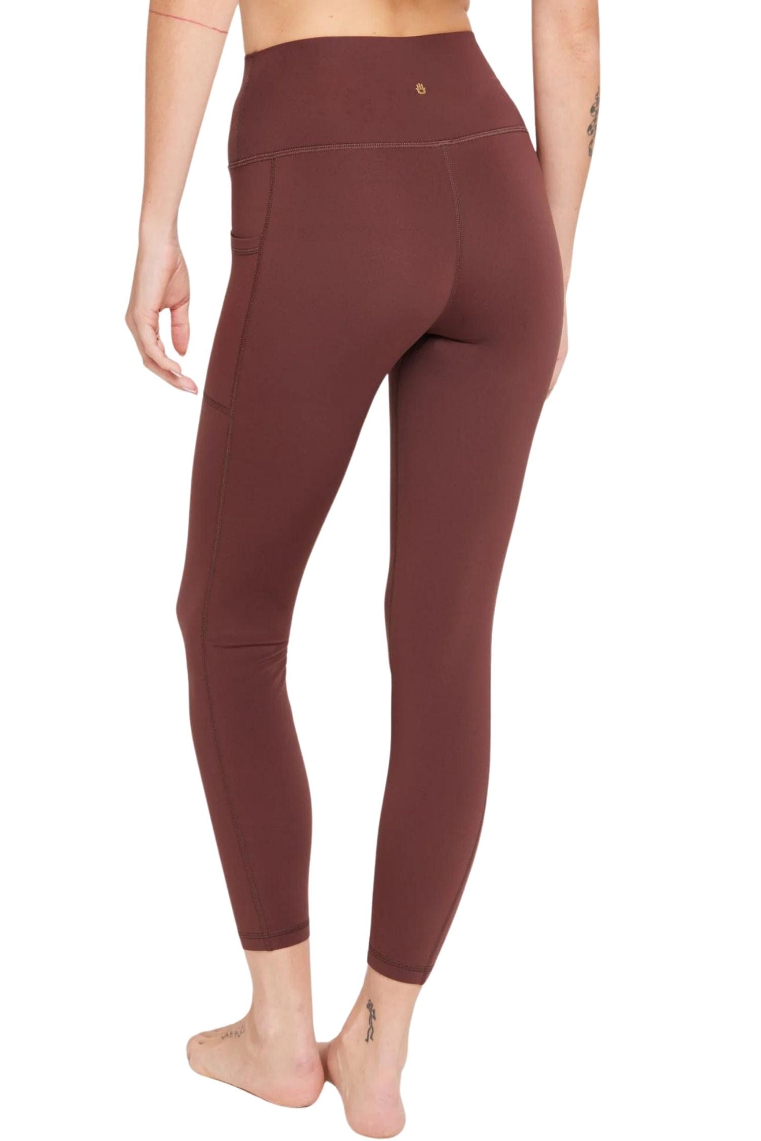 Spiritual Gangster Nova Warm Core Pocket Legging Chocolate