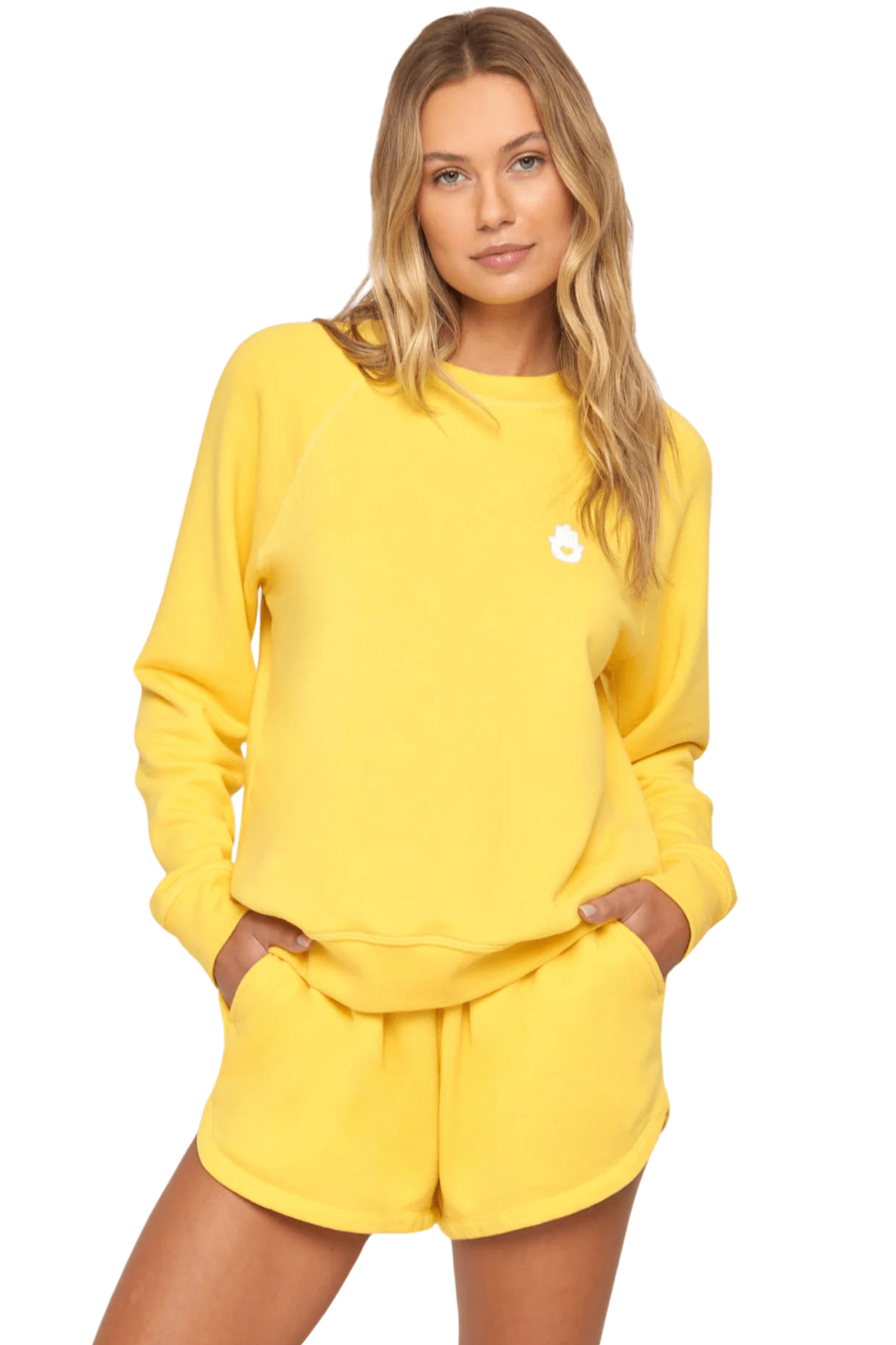 Spiritual Gangster Hamsa Forever Crew Sunflower